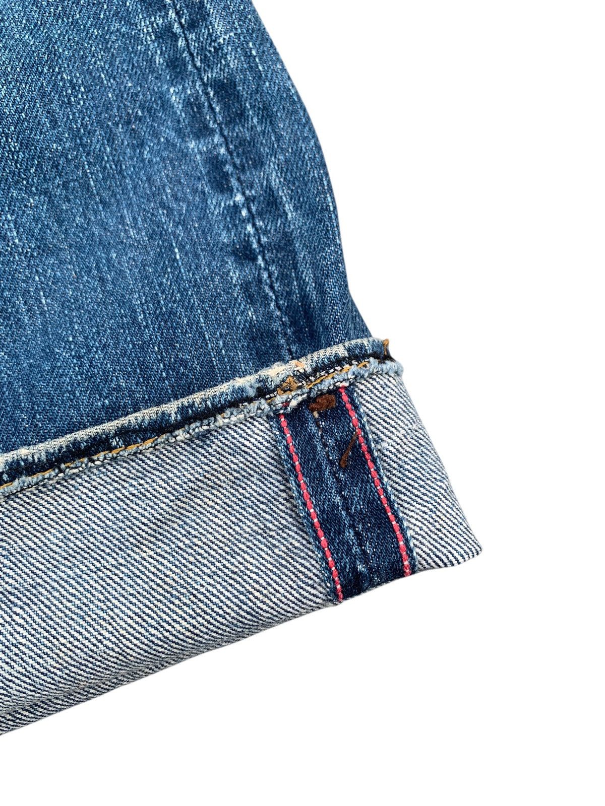 Kapital VINTAGE 45RPM SELVEDGE BUTTON FLY JAPANESE DISTRESSED DENIM Size US 31 - 11 Thumbnail