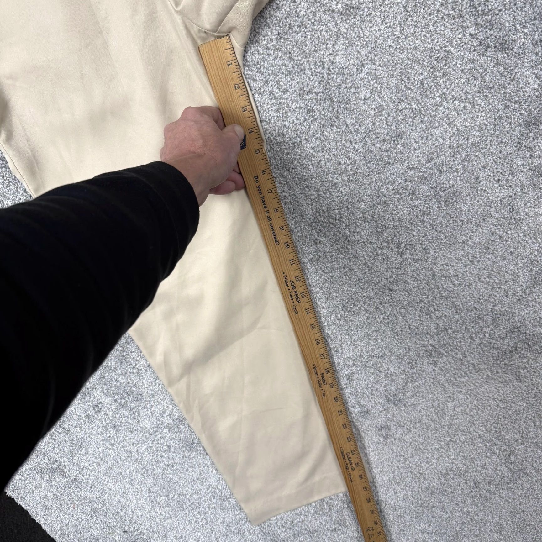 Vintage VINTAGE Appleseed's 8P Beige Pleated Dress Pants Straight Leg Women's Petite - Elastic Waist Pockets Polyester 26.5in Inseam Men/Women? Size 30" / US 8 / IT 44 - 4 Thumbnail