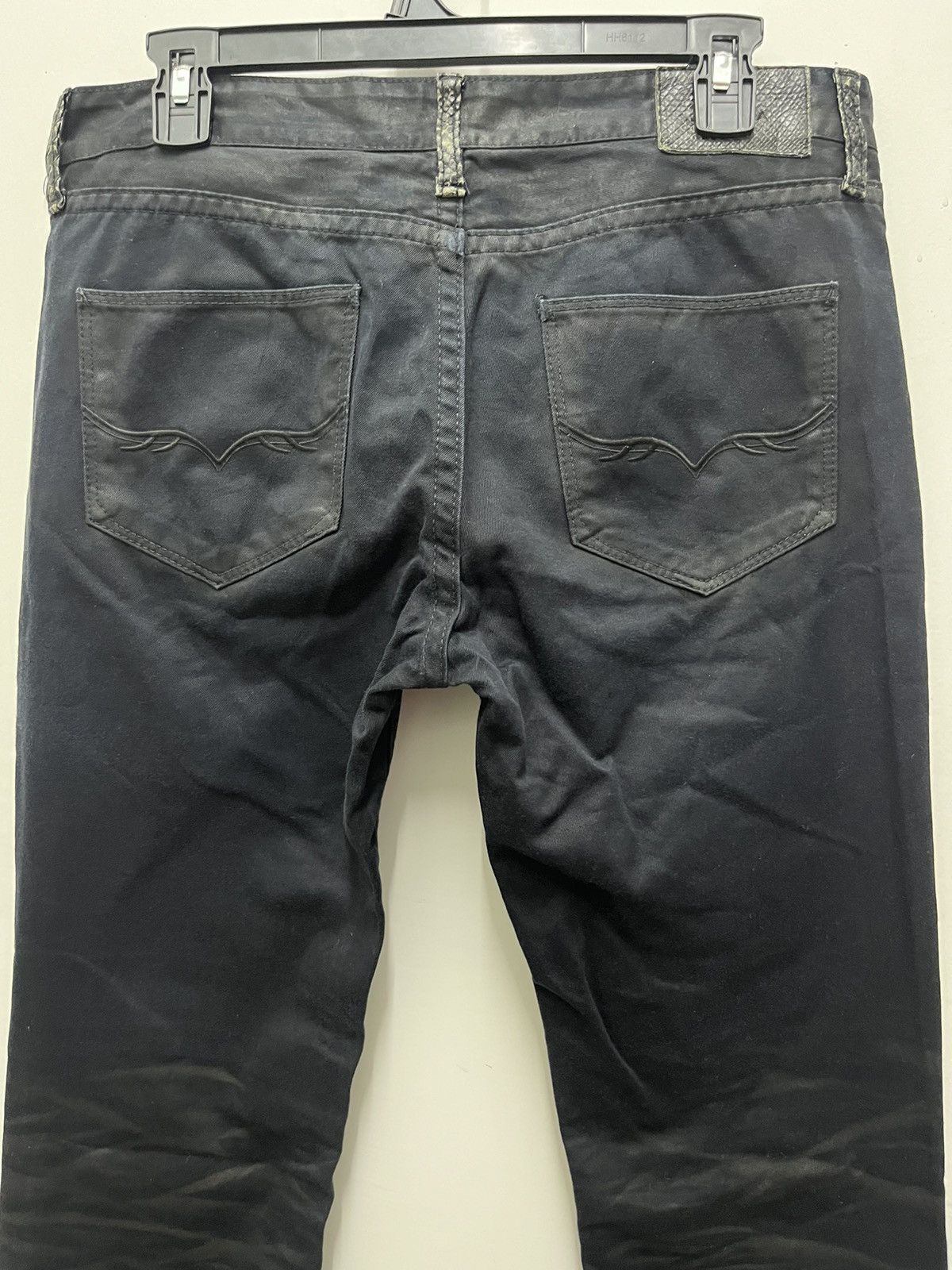 Japanese Brand Fuga Japan Black Rusty Zipper Leg Flared Denim Pants W32 Size US 32 / EU 48 - 7 Thumbnail