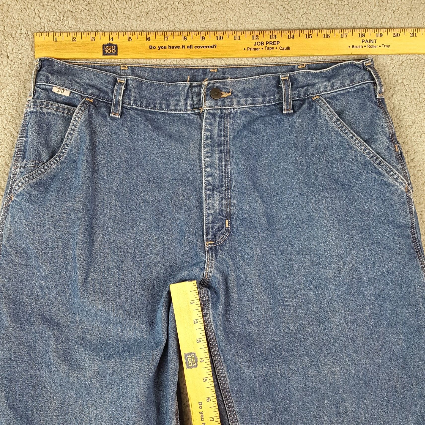 Carhartt VINTAGE Carhartt Flame-Resistant NFPA 2112 Men's Jeans 38x30 Denim Blue Workwear 90s 00s Rock Y2K Size US 38 / EU 54 - 5 Thumbnail