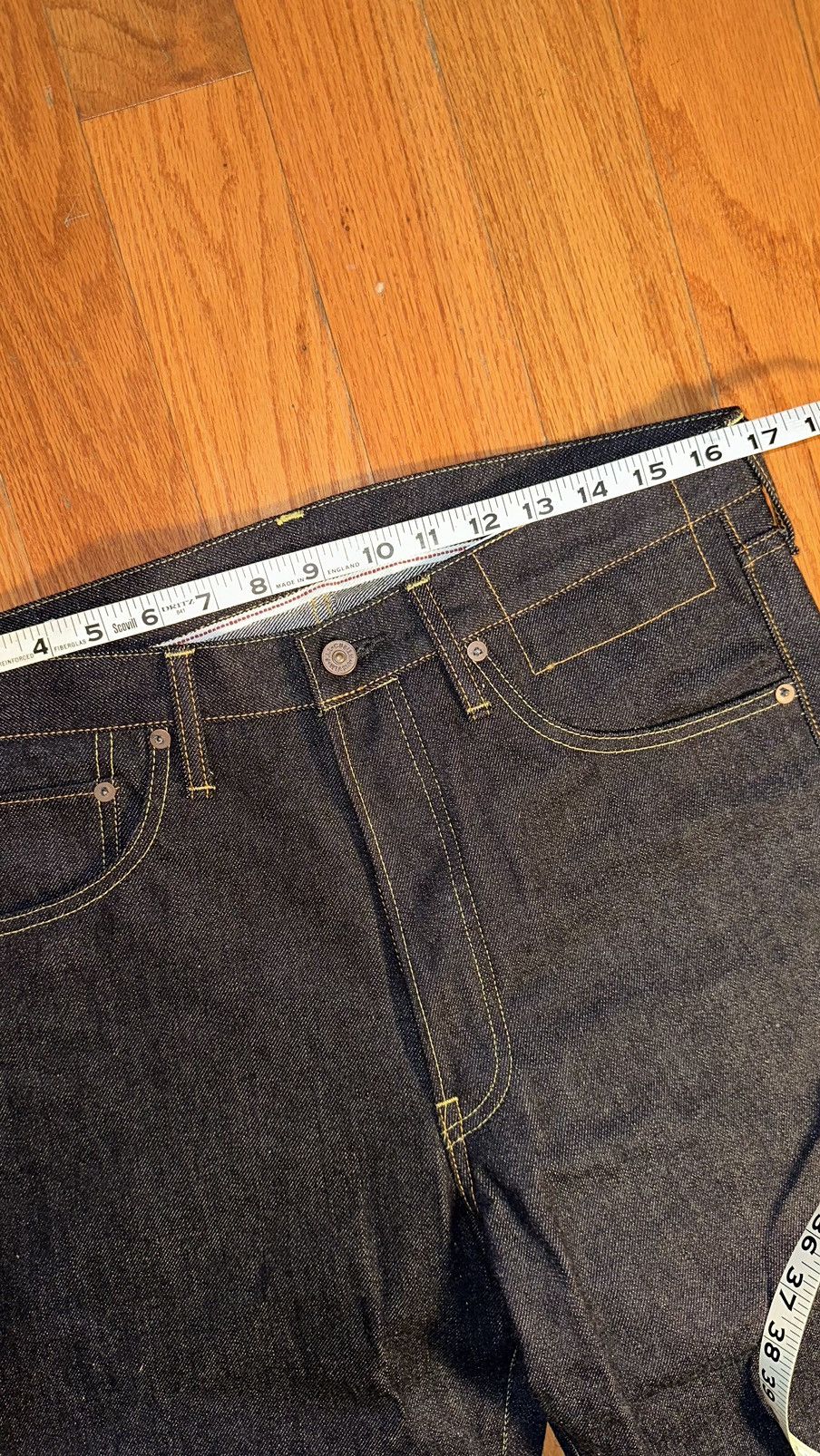 Visvim Social Sculpture 00 Raw Denim Pant Size US 32 / EU 48 - 12 Thumbnail