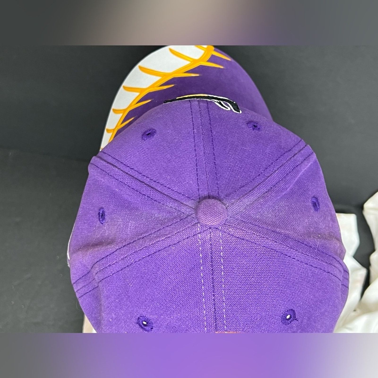 Reebok Vintage Minnesota Vikings Reebok Pro Line Hat Cap Wool Size ONE SIZE - 4 Thumbnail