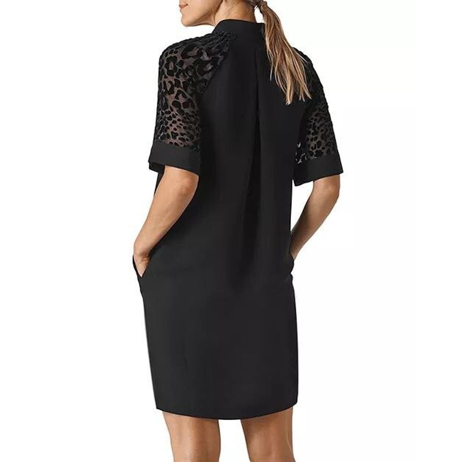 Whistles Whistles office Lina Animal print Sleve Dress Size 2 A000475 Size XS / US 0-2 / IT 36-38 - 3 Thumbnail