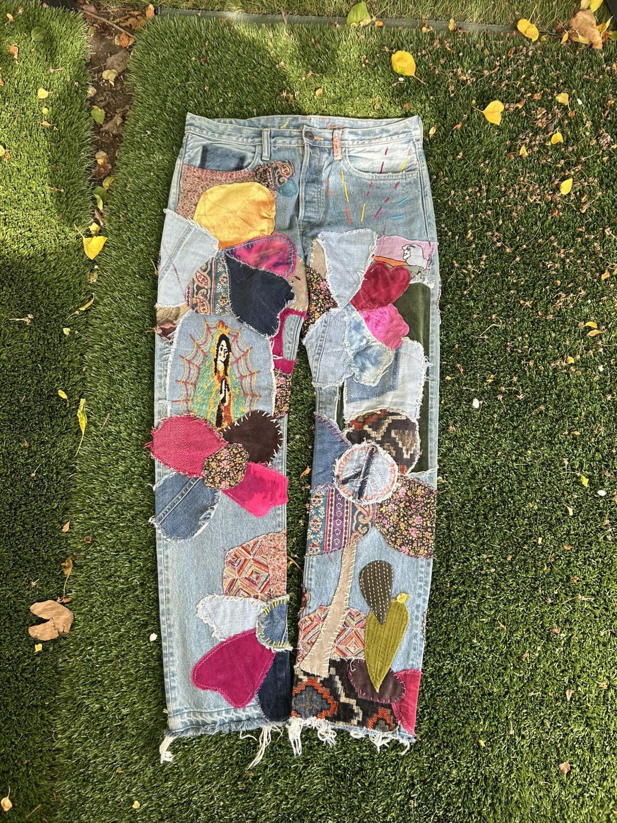 Kapital Kapital Japan Denim Crazy El Paso Monkey Cisco Hippie Jeans Size US 34 / EU 50 - 1 Thumbnail