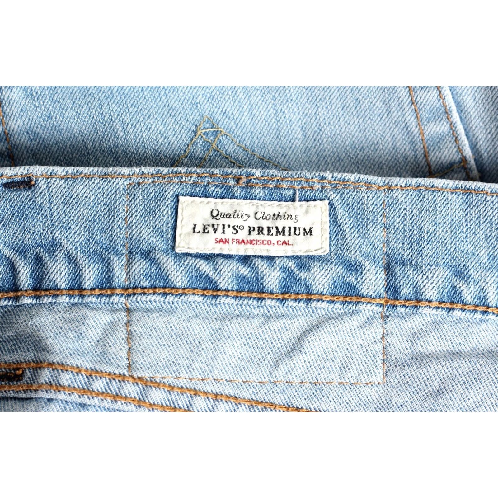 Levi's LEVI’S PREMIUM 502 Big E Stretch Tapered Jeans Men Size W32 L32 32x30 Size US 32 / EU 48 - 7 Thumbnail
