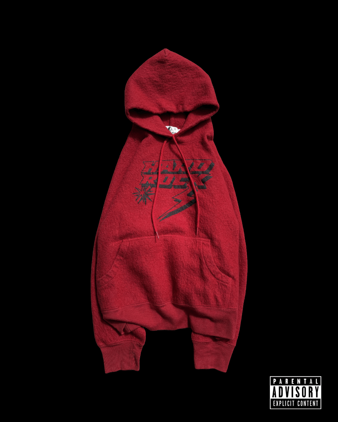 Hysteric Glamour HYSTERIC GLAMOUR | HARDROCK Red Wool Hoodie Y2K Size US S / EU 44-46 / 1 - 1 Thumbnail