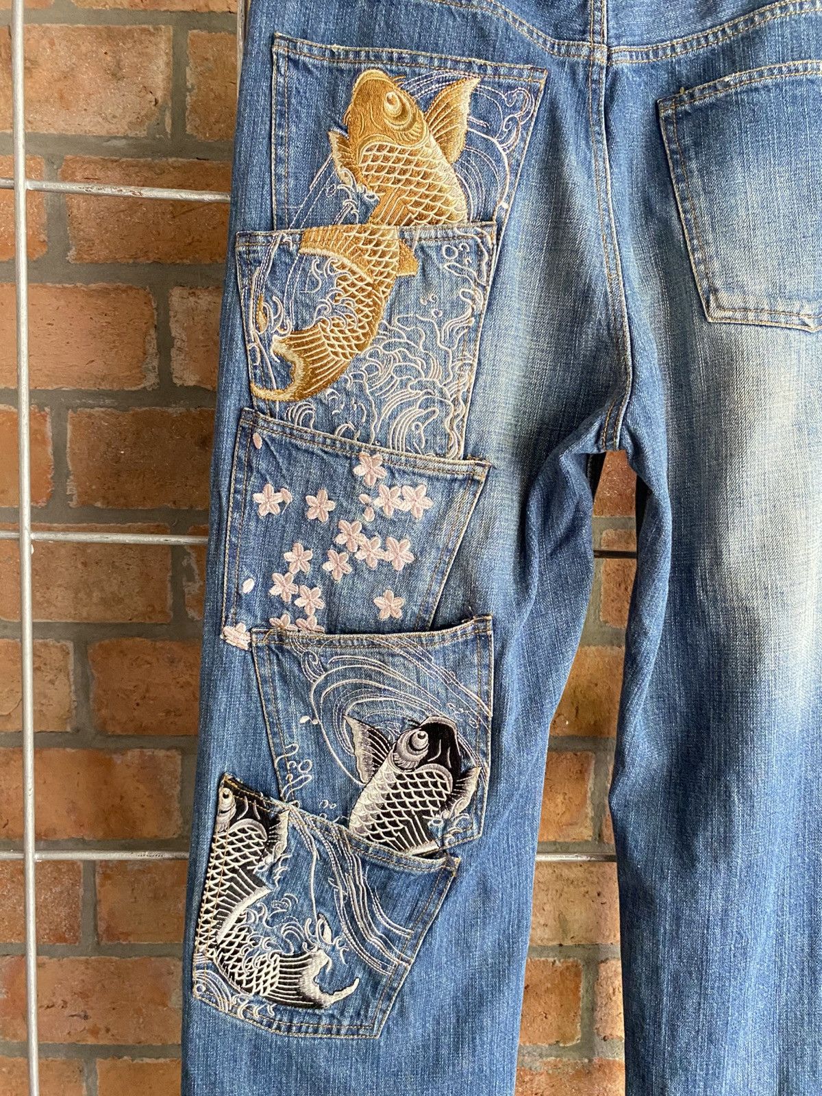 Japanese Brand Karakuri Tamashii Jeans Size US 35 - 13 Thumbnail