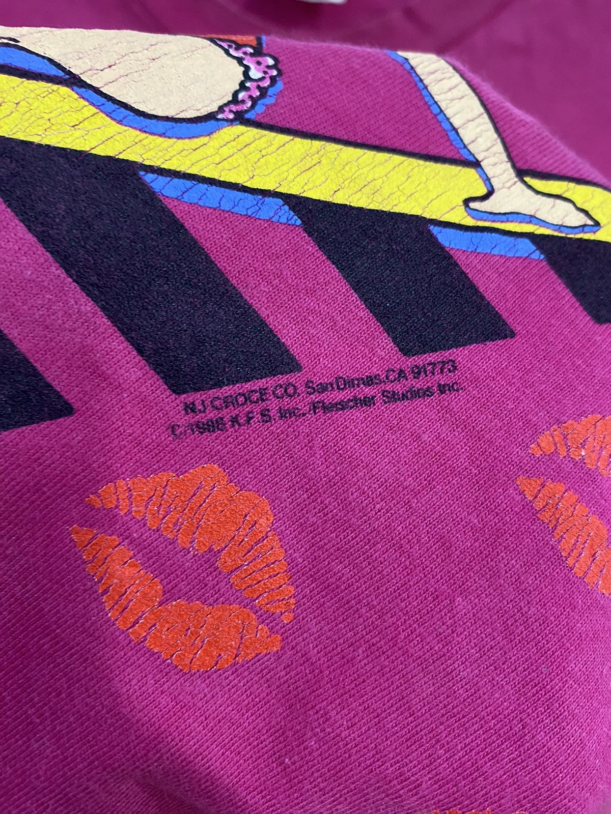 Vintage Vintage 1988 Betty Boop Tee Size US L / EU 52-54 / 3 - 3 Thumbnail