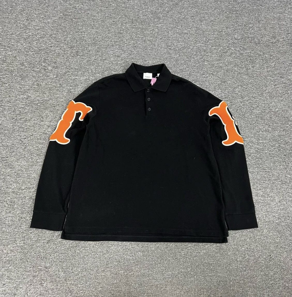 Burberry Burberry Polo Longsleeve Size US L / EU 52-54 / 3 - 1 Thumbnail