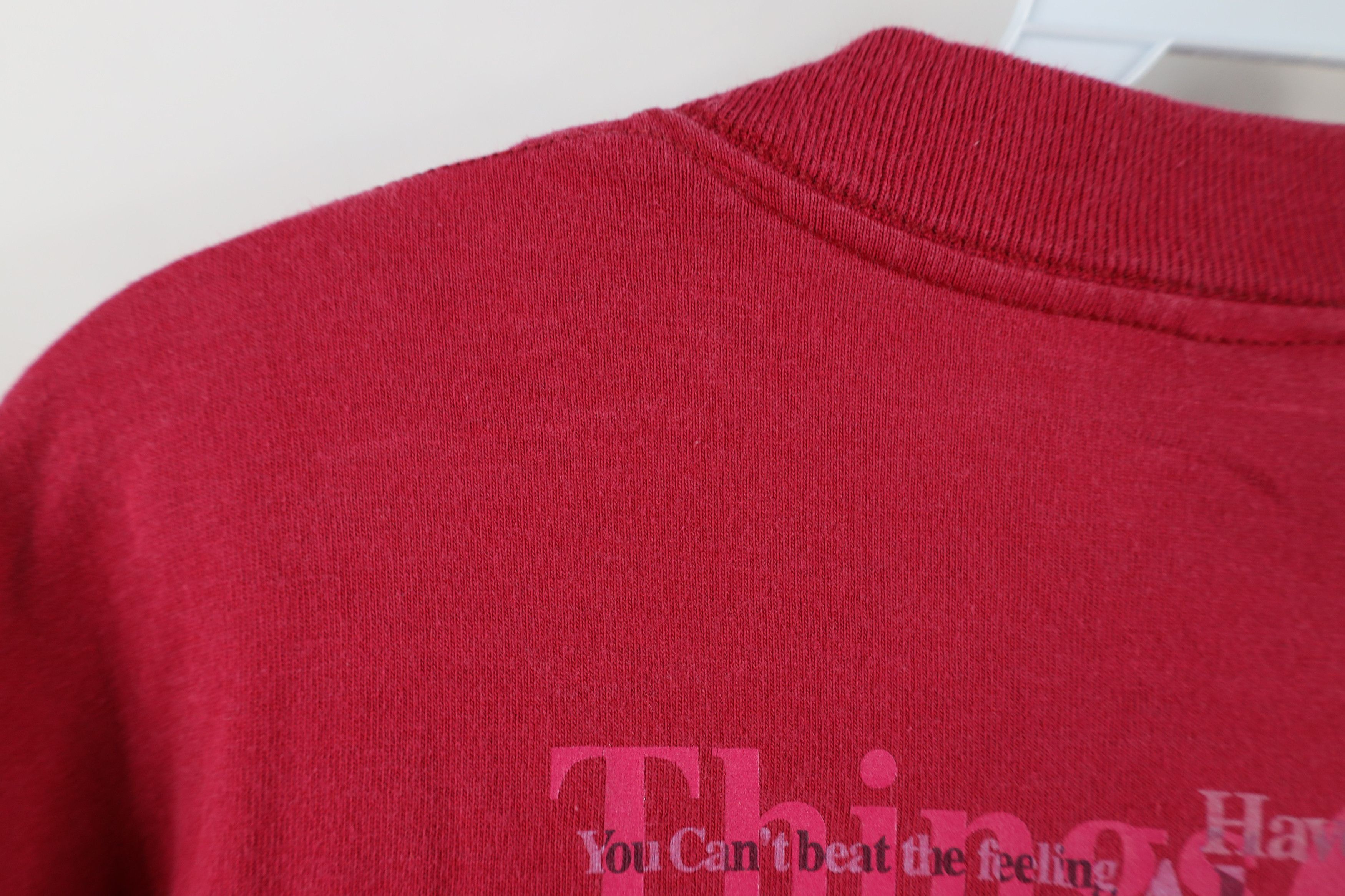 Coca Cola × Vintage Vintage 90s Coca Cola Spell Out Heavyweight T-Shirt Red USA Size US XL / EU 56 / 4 - 9 Thumbnail