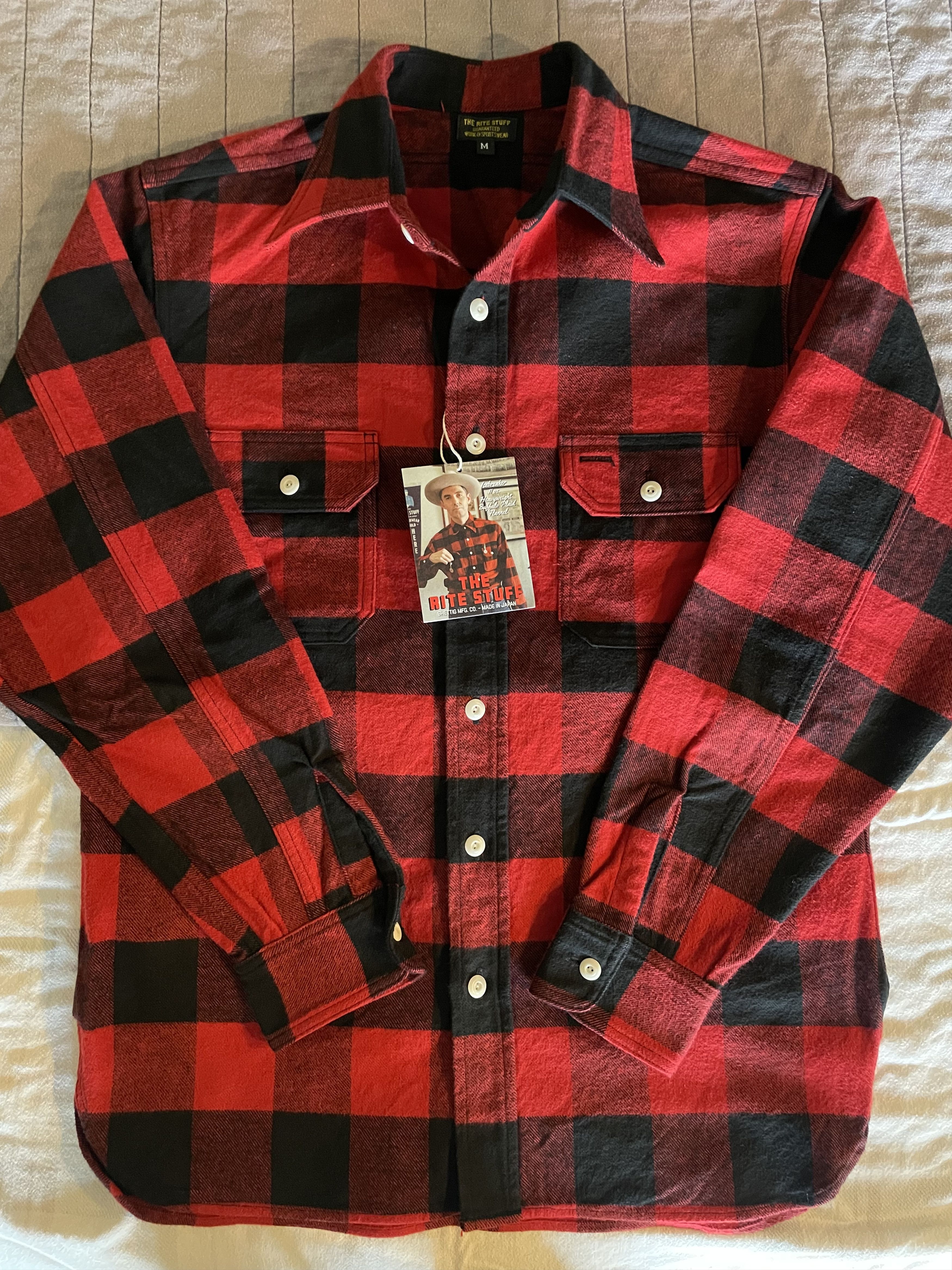 The Rite Stuff The Rite Stuff Ice Breaker 11oz Flannel Shirt Size Medium Size US M / EU 48-50 / 2 - 1 Thumbnail