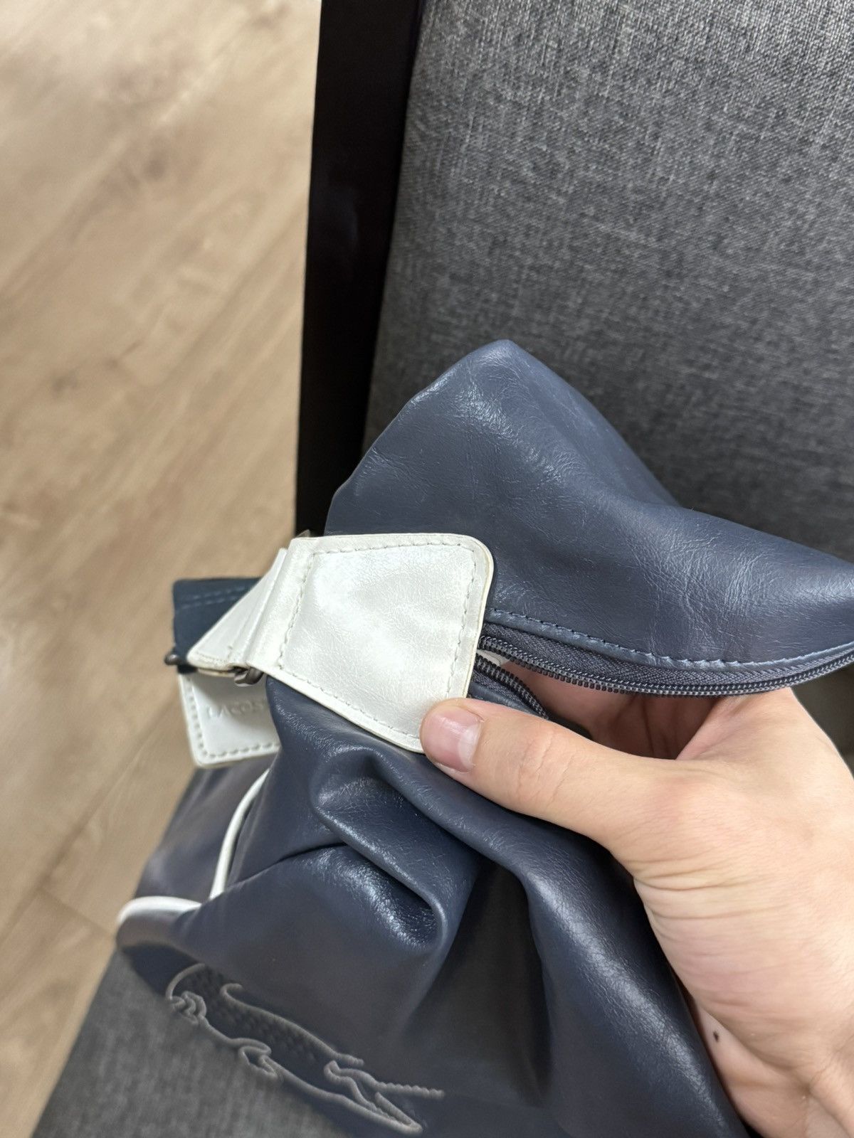 Lacoste Rare Lacoste SAMPLE Big Logo Shoulder Bag Messenger Backpack Size ONE SIZE - 12 Thumbnail