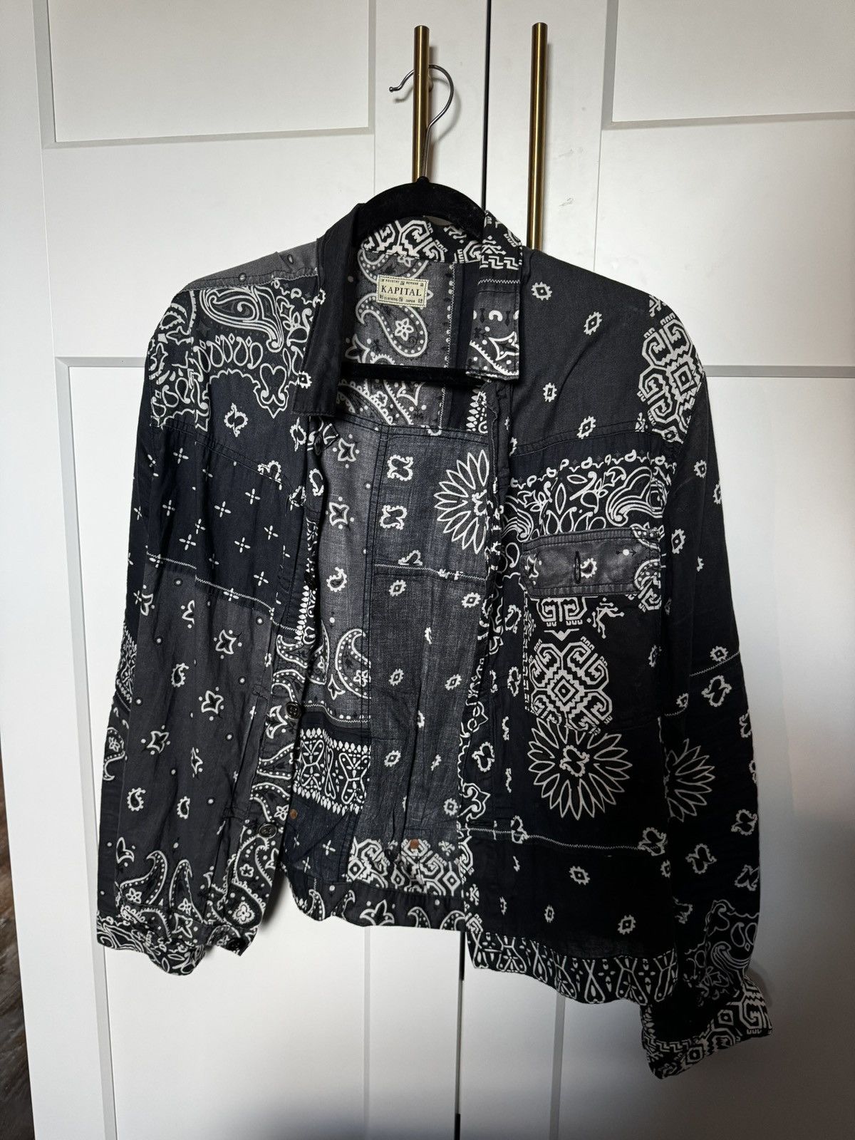 Kapital Kapital Bandana Patchwork Shirt Size US L / EU 52-54 / 3 - 1 Thumbnail