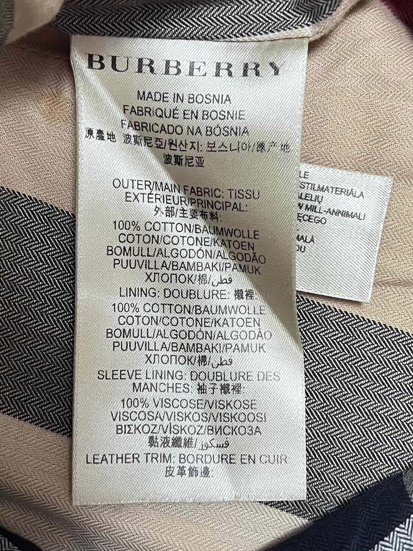 Burberry Burberry 36 Trench Coat Khaki Double Breasted Leather Cuffs Size XS / US 0-2 / IT 36-38 - 9 Thumbnail