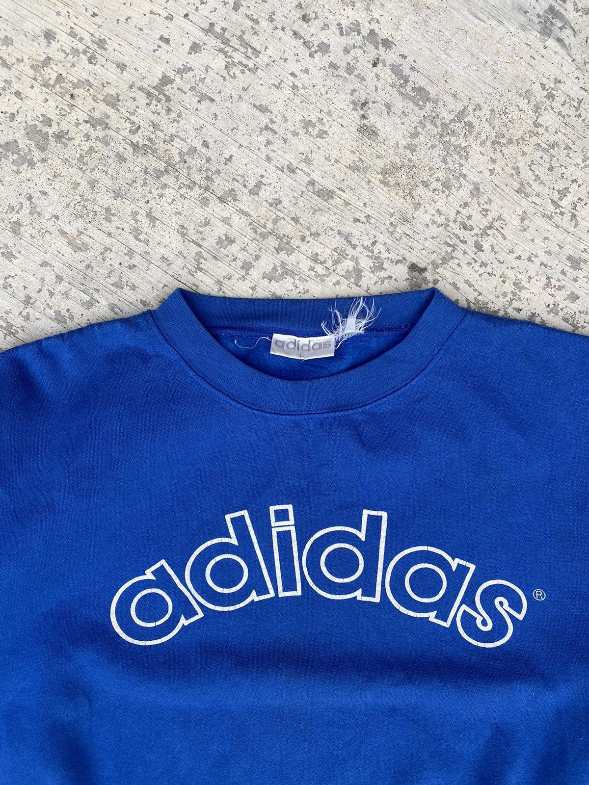 Adidas Vintage Adidas spellout baggy sweatshirt Size US M / EU 48-50 / 2 - 3 Thumbnail