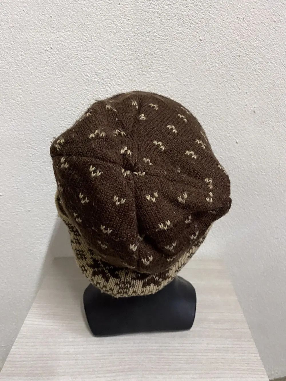 Japanese Brand × Kapital × Vintage Japanese Brand Overprint Beanie Hat Size ONE SIZE - 4 Thumbnail