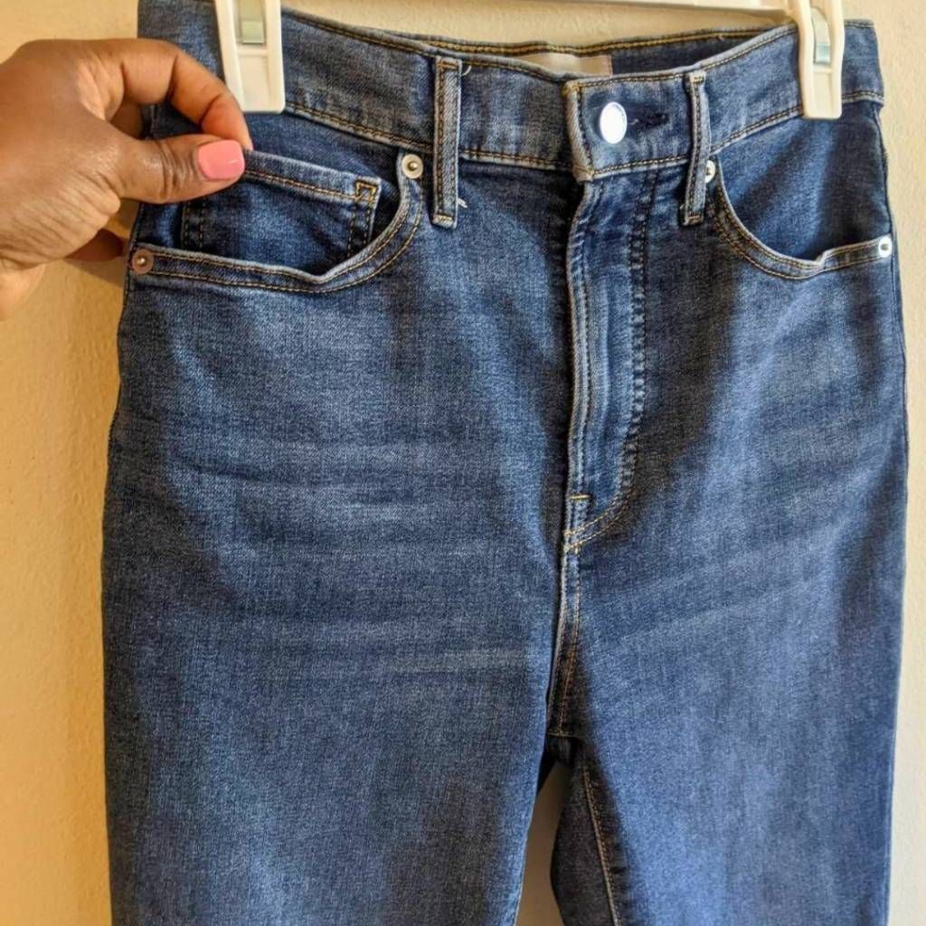 Everlane Everlane Way-High Skinny Jeans Size 28 Dark Wash High-Rise S Size 28" / US 6 / IT 42 - 5 Thumbnail