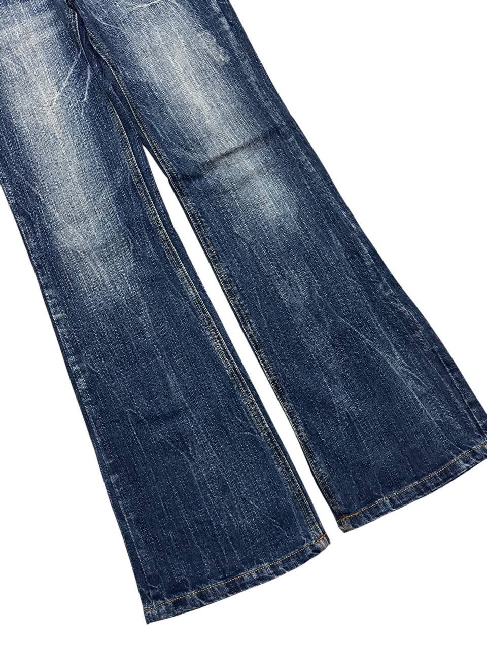 Vintage 💥Flare💥Vintage Blow By Blue Whisker Tunder Bootcut Sick Jean Size US 28 / EU 44 - 5 Thumbnail
