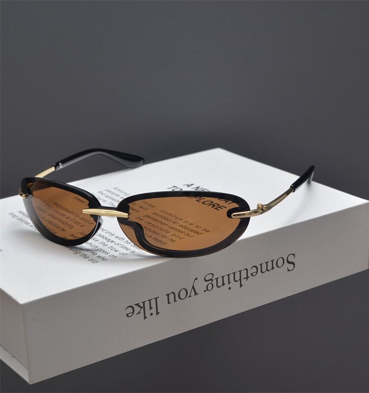 Electric Visual Hip-hop Street ins style custom avant-garde sunglasses Size ONE SIZE - 6 Thumbnail