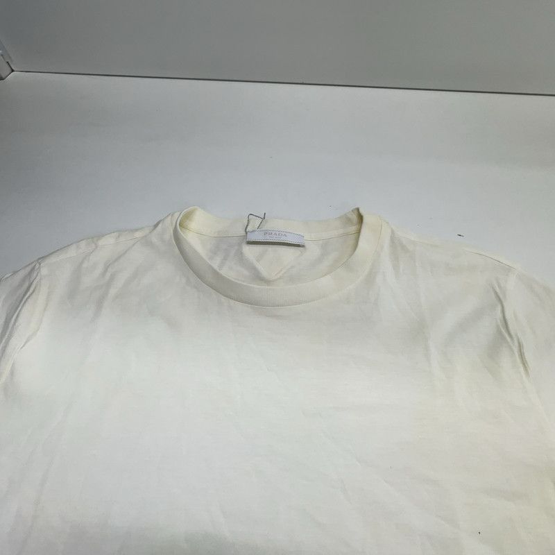 Prada Prada Simple White Short Sleeve TShirt-2506 Size US M / EU 48-50 / 2 - 9 Thumbnail
