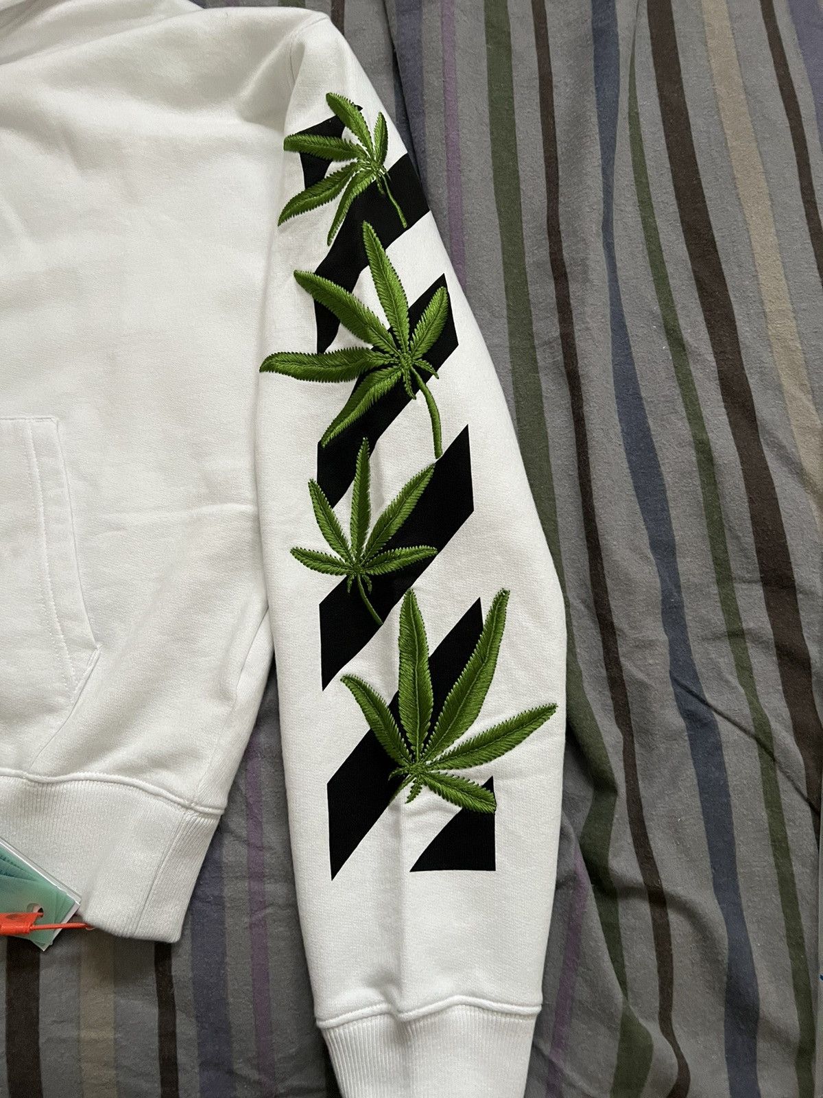 Off-White Off-White Weed Leaves Hoodie Size US S / EU 44-46 / 1 - 6 Thumbnail