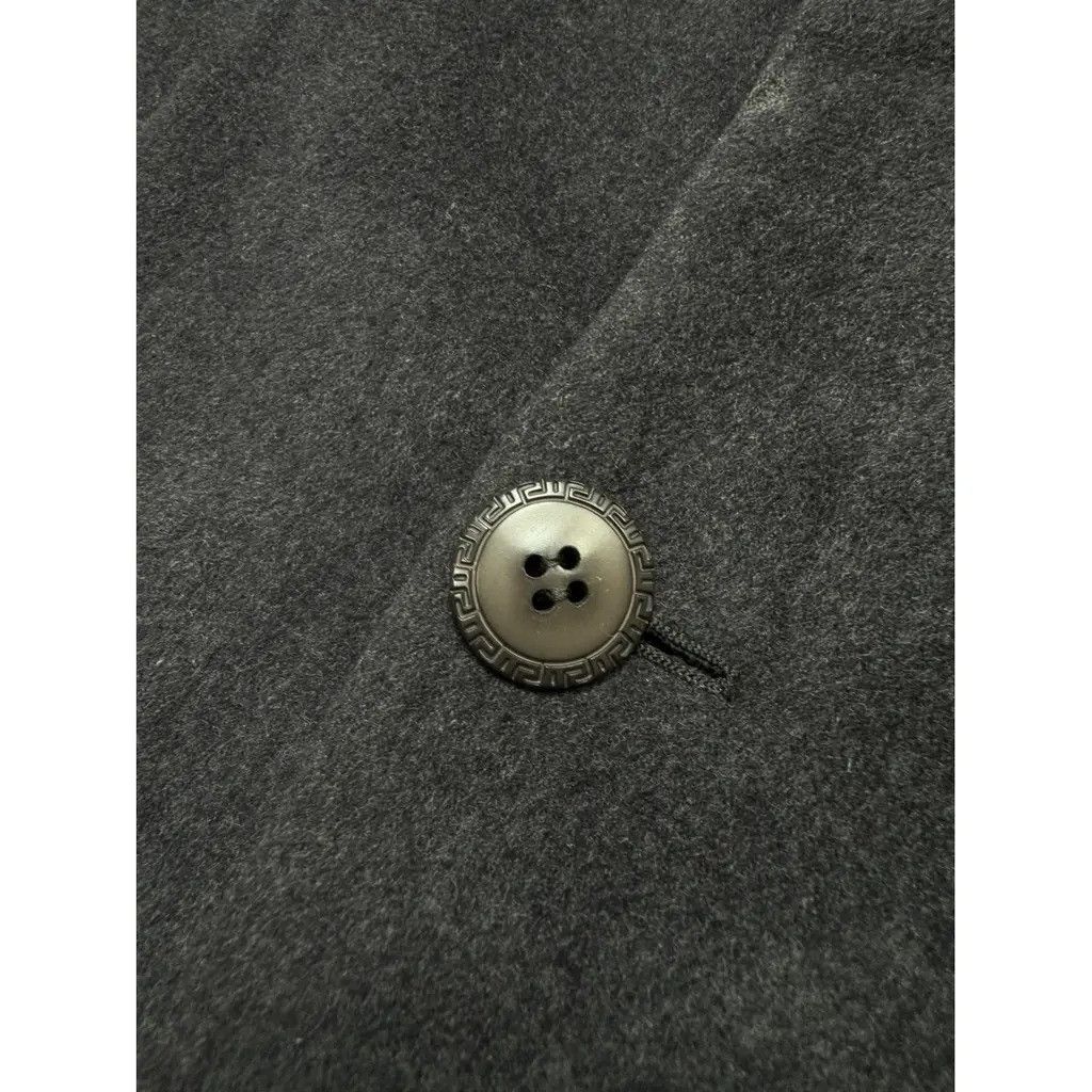 Versace Versace Wool Coat Grey Size 50 fit M Size US M / EU 48-50 / 2 - 4 Thumbnail