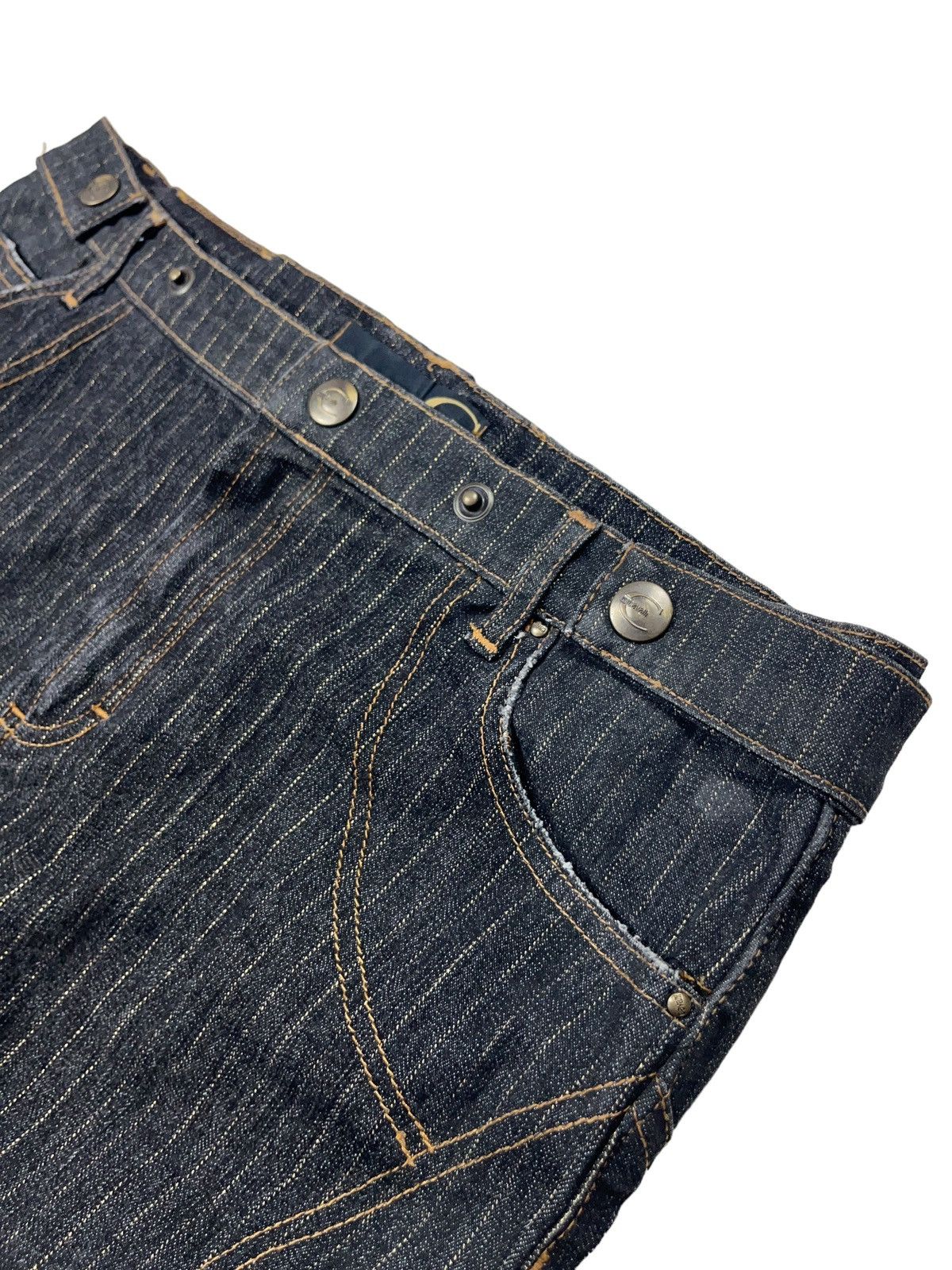 Just Cavalli Vintage y2k Just Cavalli Denim Skirt Ed Hardy Style Size 30" / US 8 / IT 44 - 3 Thumbnail