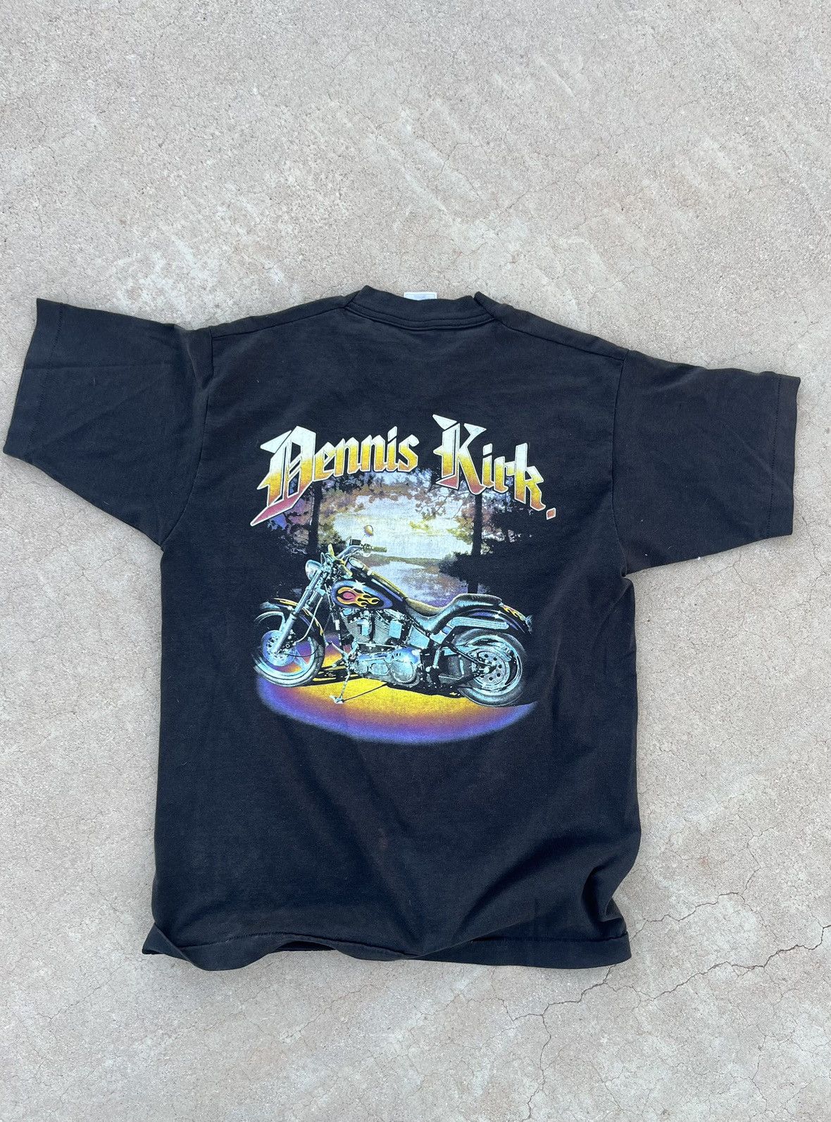 Harley Davidson × Vintage Vintage Dennis Kirk Harley Davidson shirt 90s Size US M / EU 48-50 / 2 - 1 Thumbnail