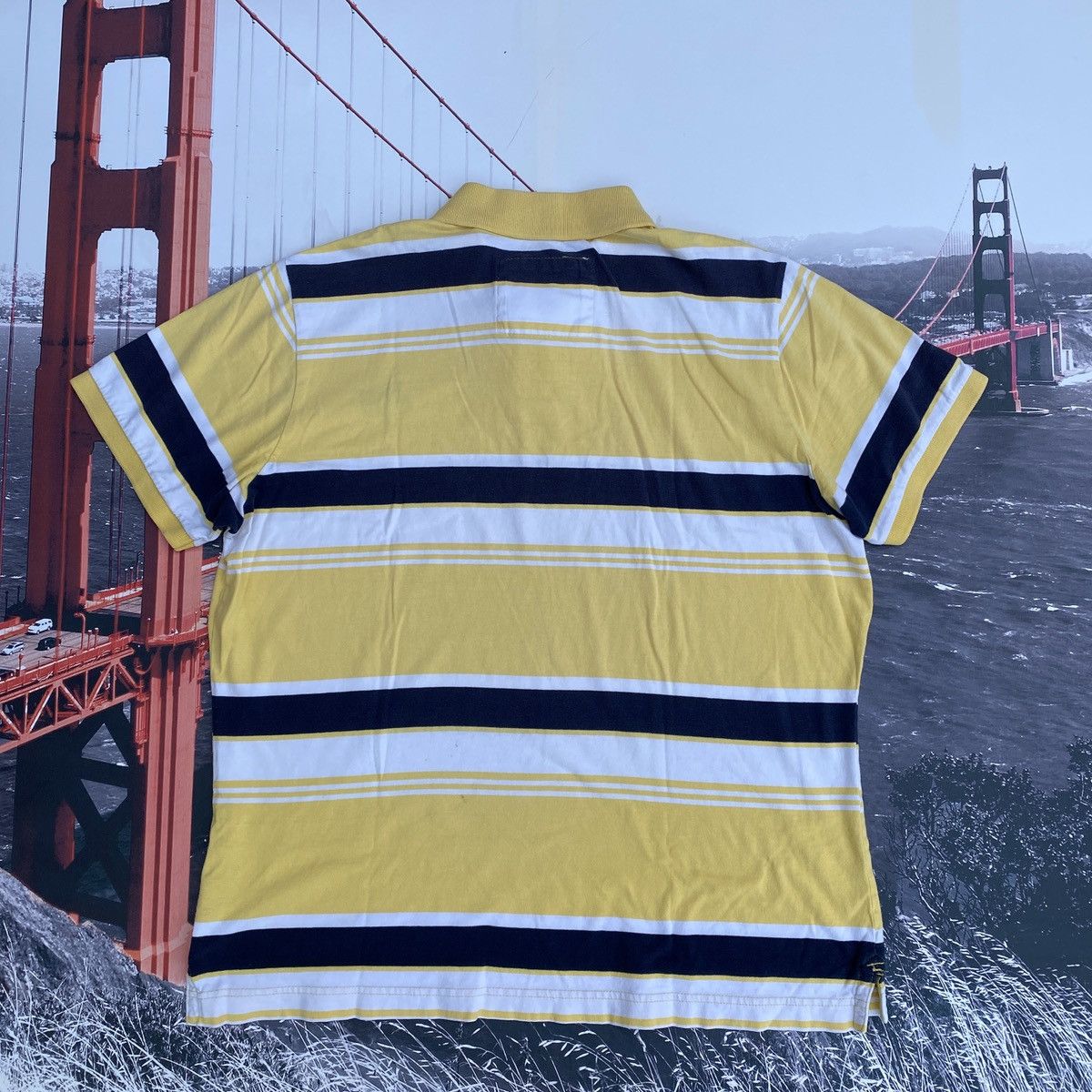 Aeropostale Aeropostale Shirt Size XL Striped Polo Short Sleeve A87 Y2K Size US XL / EU 56 / 4 - 2 Thumbnail
