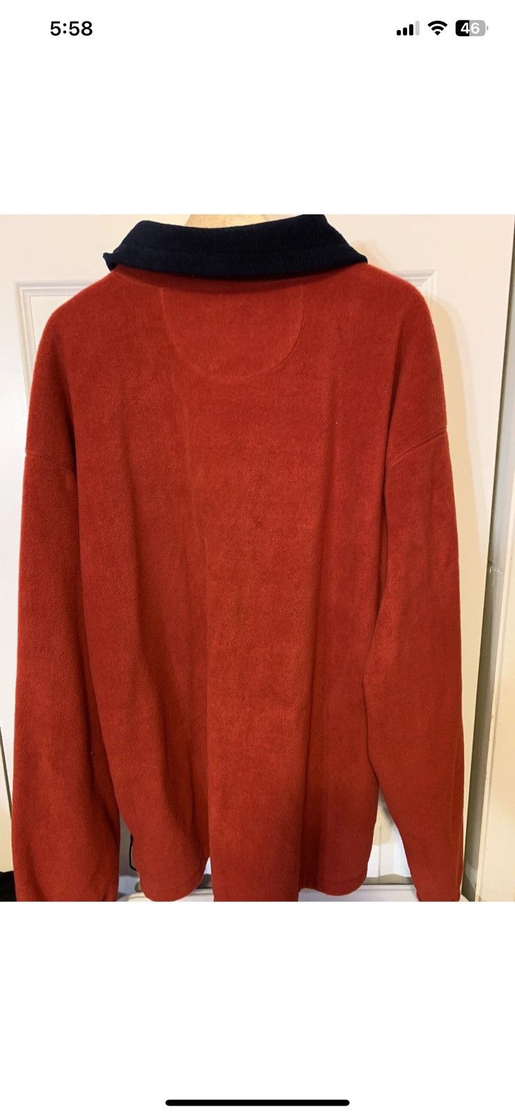 Structure VINTAGE Structure Sport Jacket Men 2XL Red Fleece 1/4 Zip Size US XXL / EU 58 / 5 - 8 Thumbnail