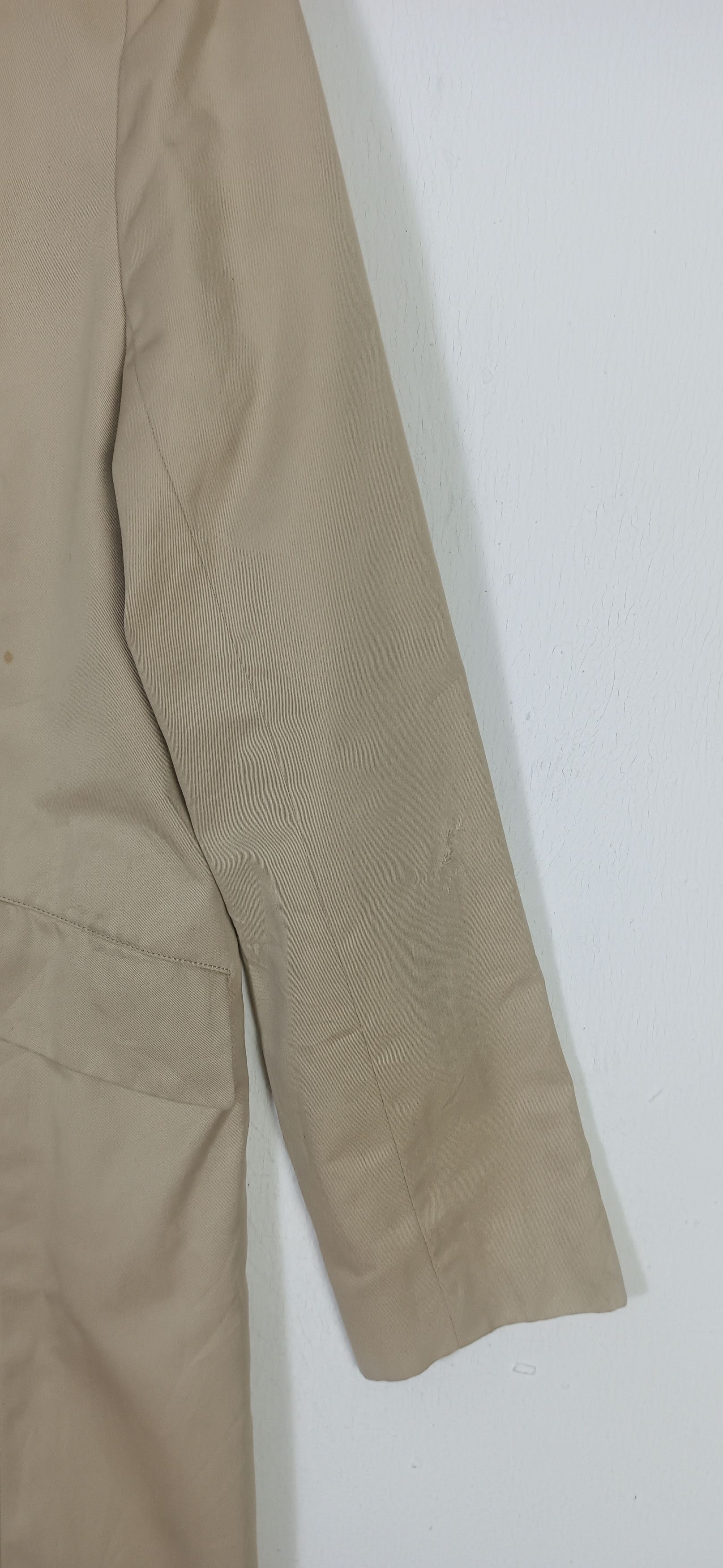 Japanese Brand × Yohji Yamamoto Yohji Yamamoto Ined Trench Coat Size US S / EU 44-46 / 1 - 10 Thumbnail