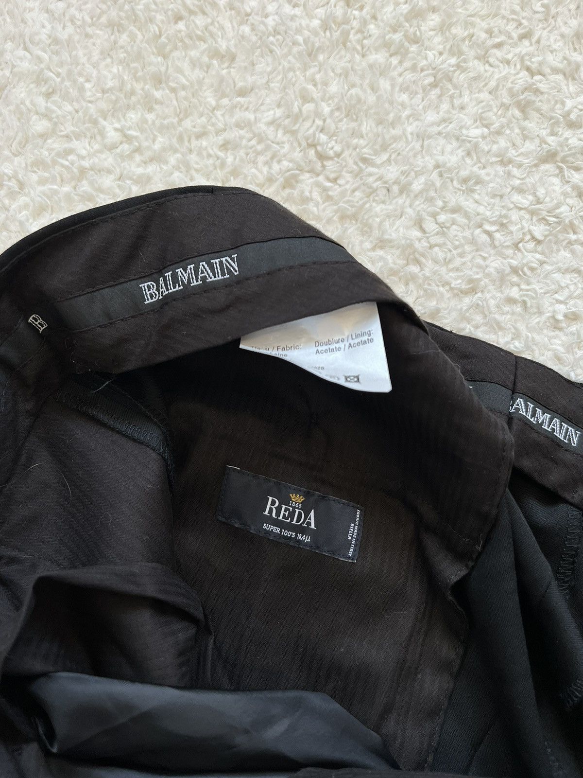 Balmain Balmain Paris black pants, new with tags Size US 37 - 7 Thumbnail