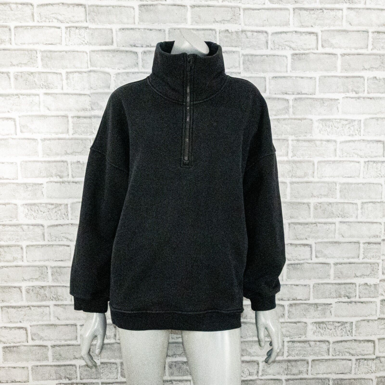 Lululemon Thick Fleece sale Half Zip black size Xs/s