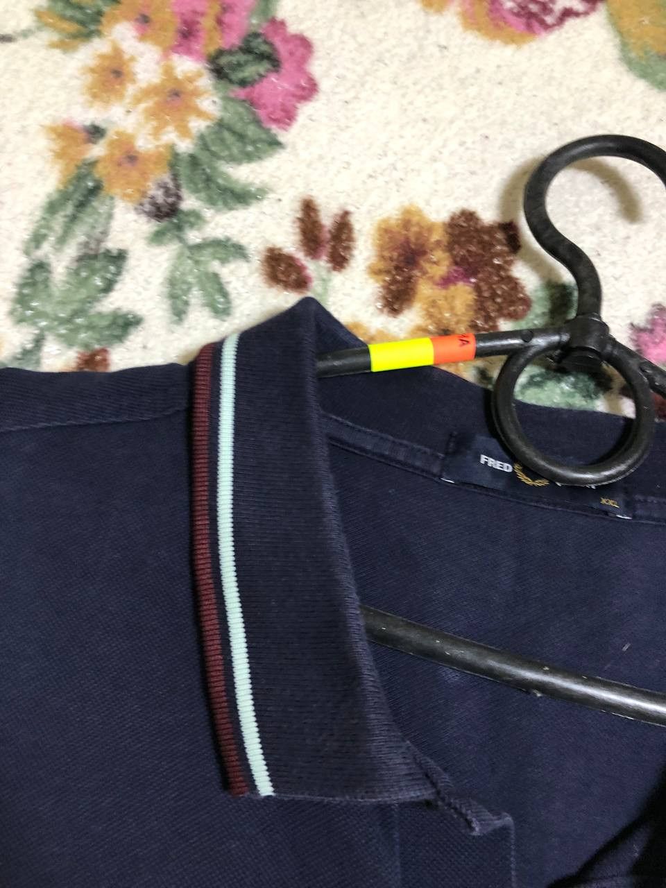 Fred Perry Fred Perry Men’s Polo Shirt Large L Embroidered Logo Navy Size US XXL / EU 58 / 5 - 5 Thumbnail