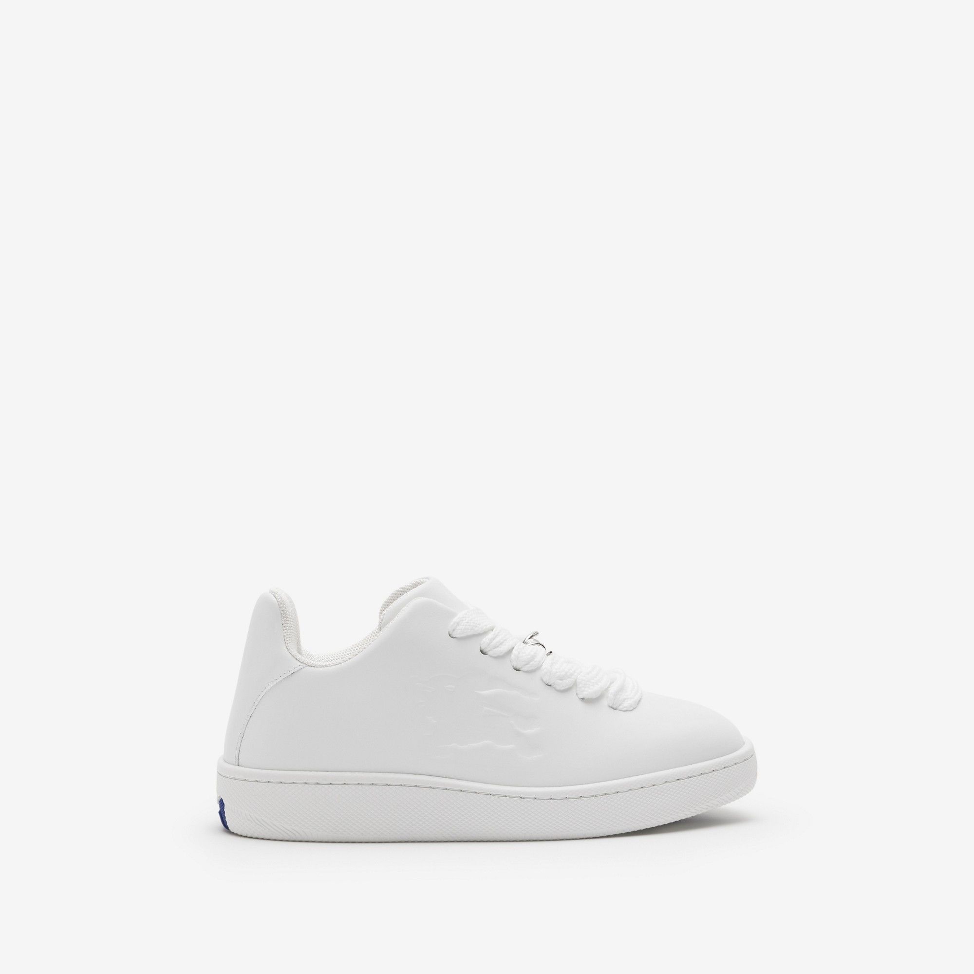 Burberry os11x0226 The Box Leather Low-Top Sneakers In White Size US 11 / EU 44 - 1 Thumbnail