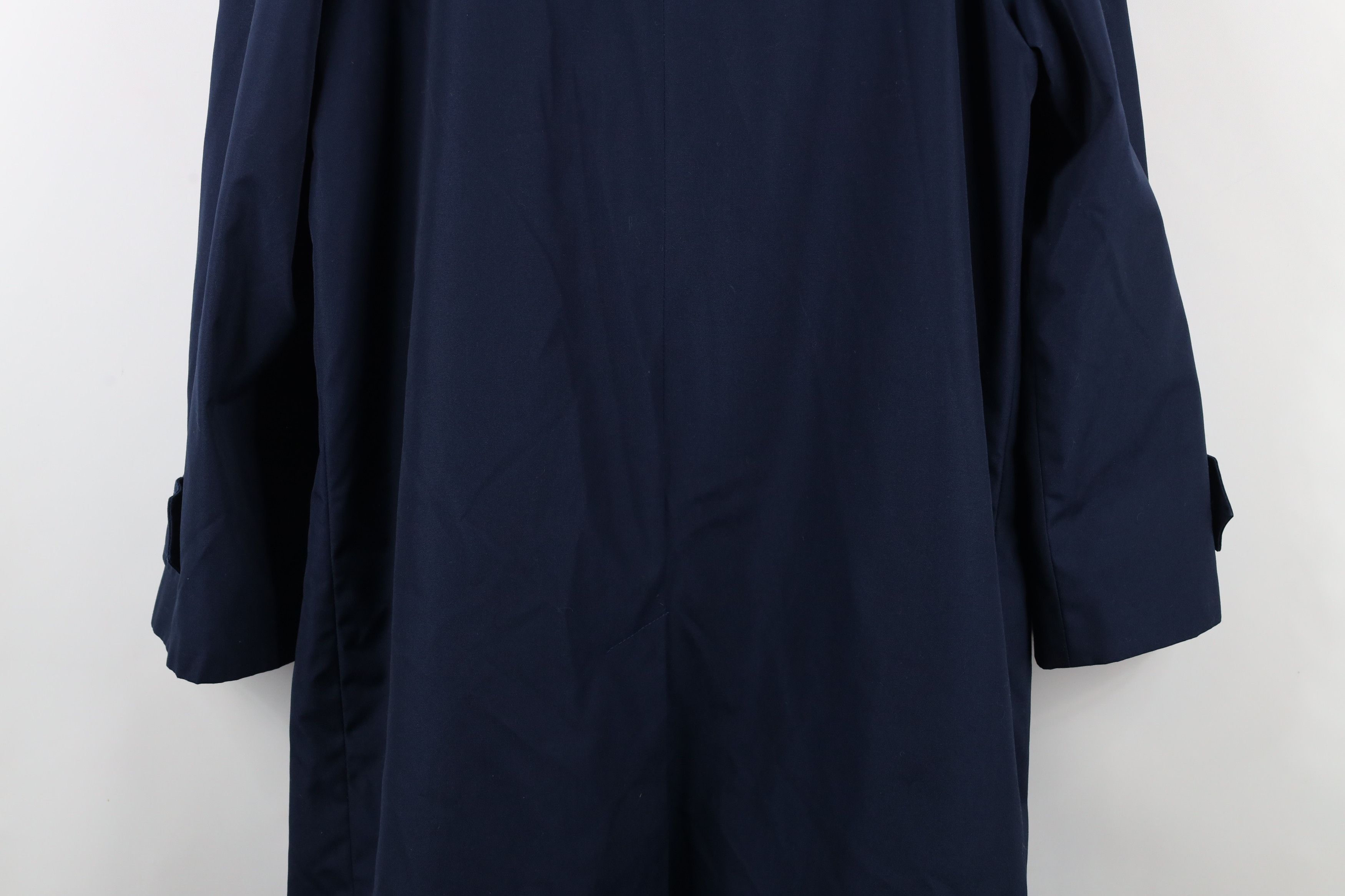 Vintage Vintage 70s Streetwear Length Trench Coat Rain Jacket Blue Size XXL / US 16-18 / IT 52-54 - 15 Thumbnail