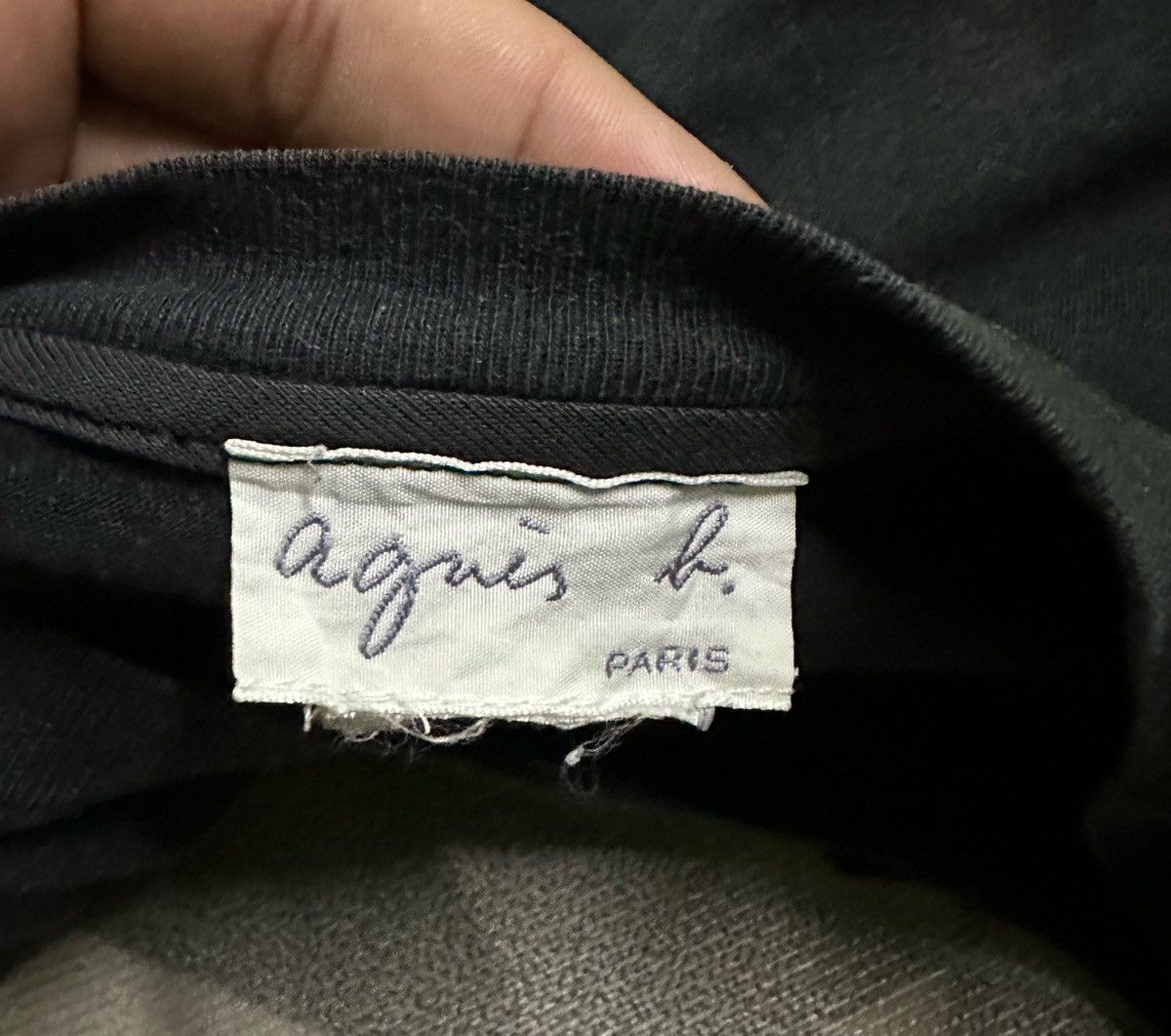 agnes b. Vintage 1996 Agnes B pour France Andre Jamme Janvier tshirt Size US S / EU 44-46 / 1 - 6 Thumbnail