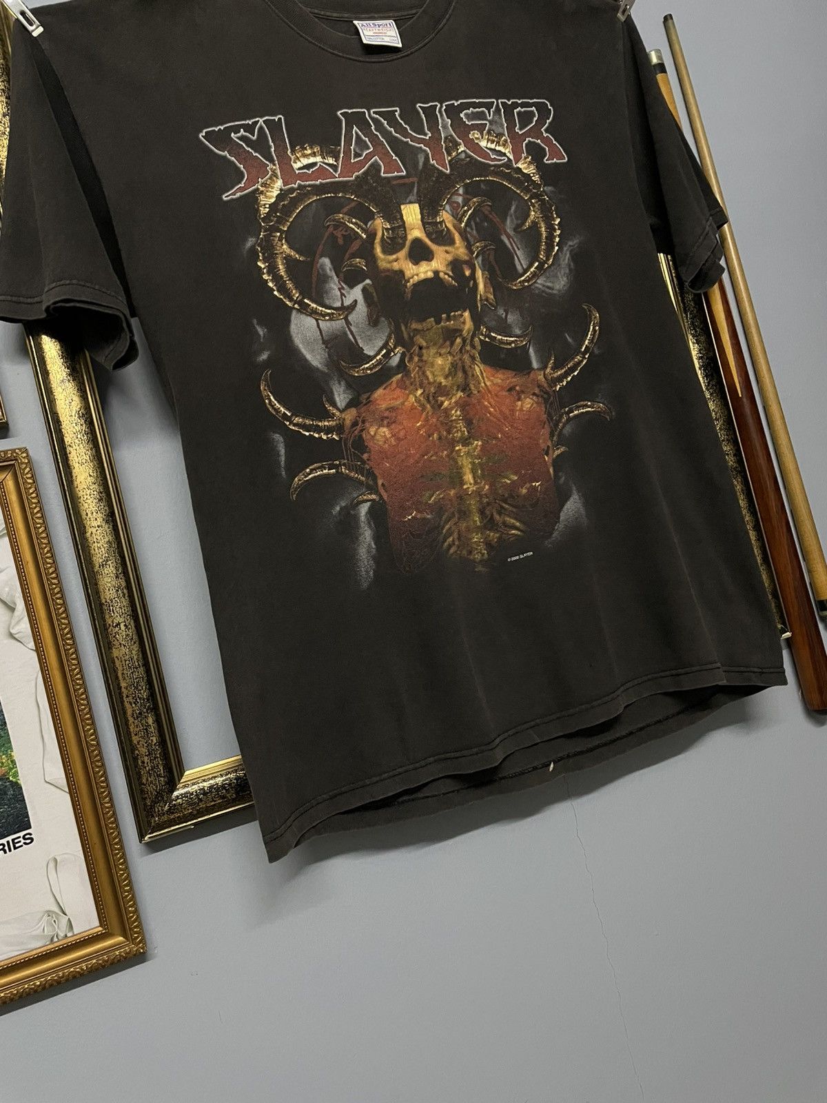 Band Tees Vintag 2000 Original Slayer Sunfaded Diabolus In Musica Tee Size US L / EU 52-54 / 3 - 7 Thumbnail