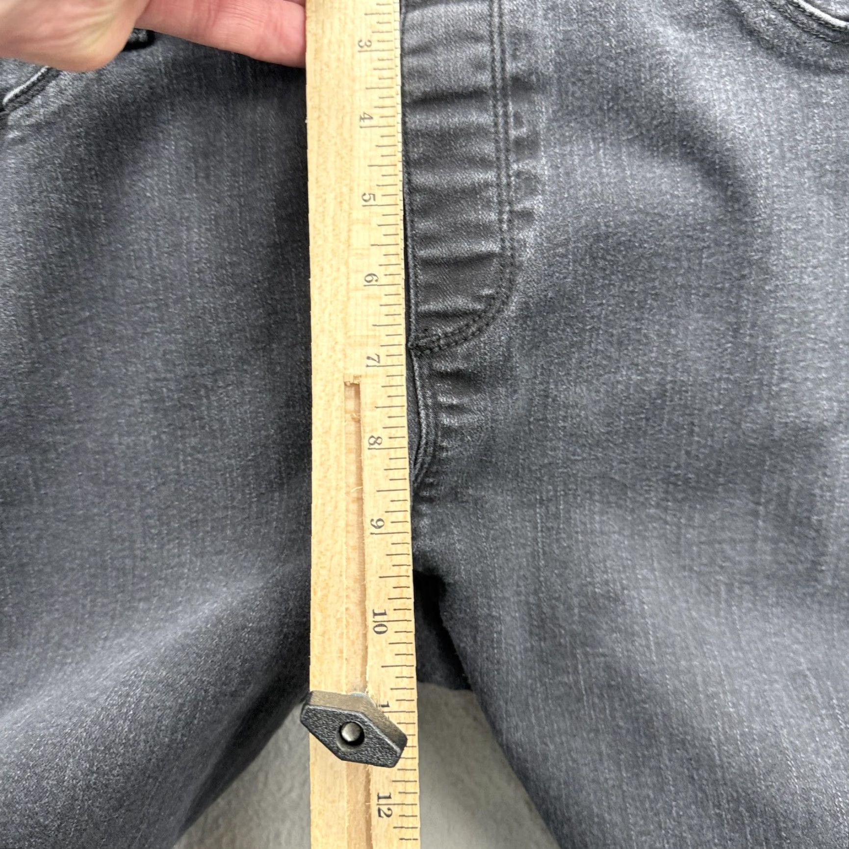 Vintage Judy Blue Jeans Womens 15/32 Black High Rise Jegging Stretch Denim Pull On Slim Pockets 5-Pocket Size 36" / US 14 / IT 50 - 6 Thumbnail