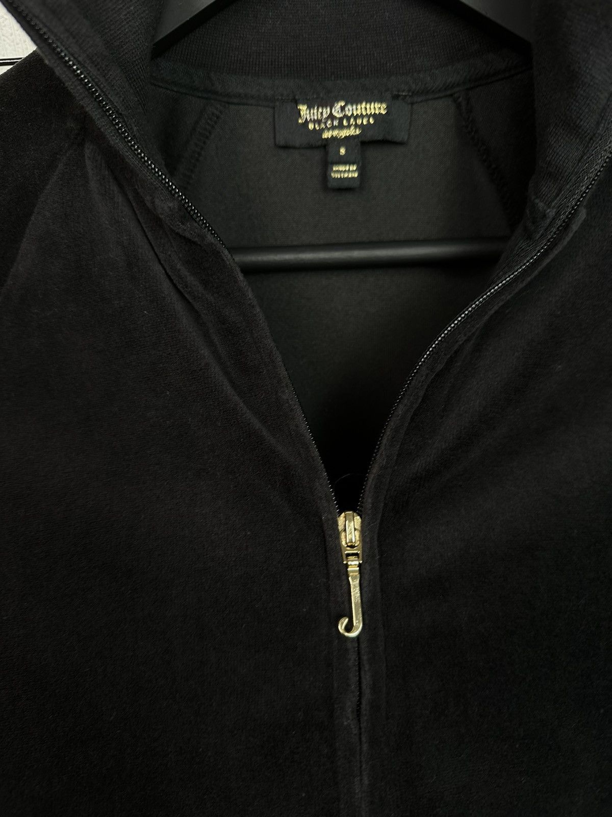Juicy Couture × Vintage VELOUR JUICY COUTURE Black Label ZIP women S pullover Size S / US 4 / IT 40 - 7 Thumbnail
