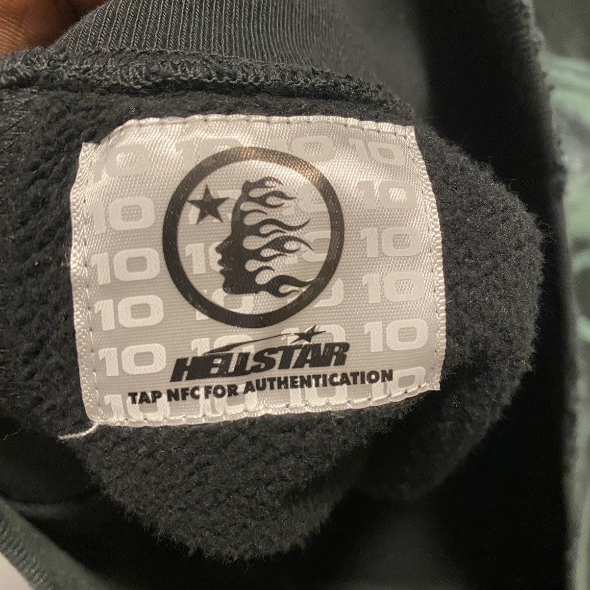 HELLSTAR Hellstar Lava No Guts Marble Paradise Hoodie Green Black Size US S / EU 44-46 / 1 - 8 Thumbnail