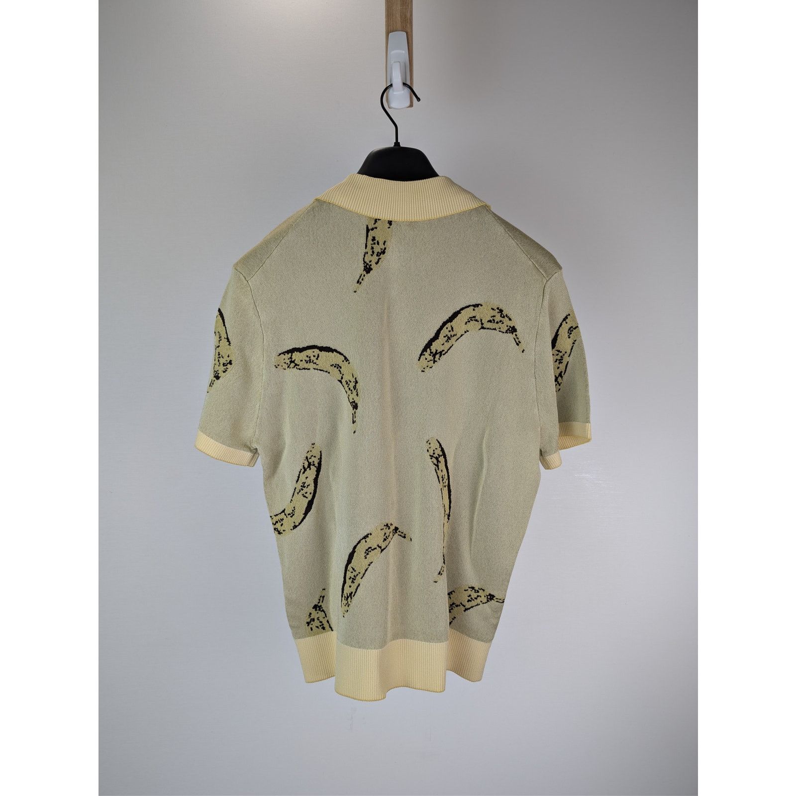 Jacquemus o1rshd1 Le Polo Marino Short-Sleeve Shirt in Banana Yellow Size US L / EU 52-54 / 3 - 9 Thumbnail