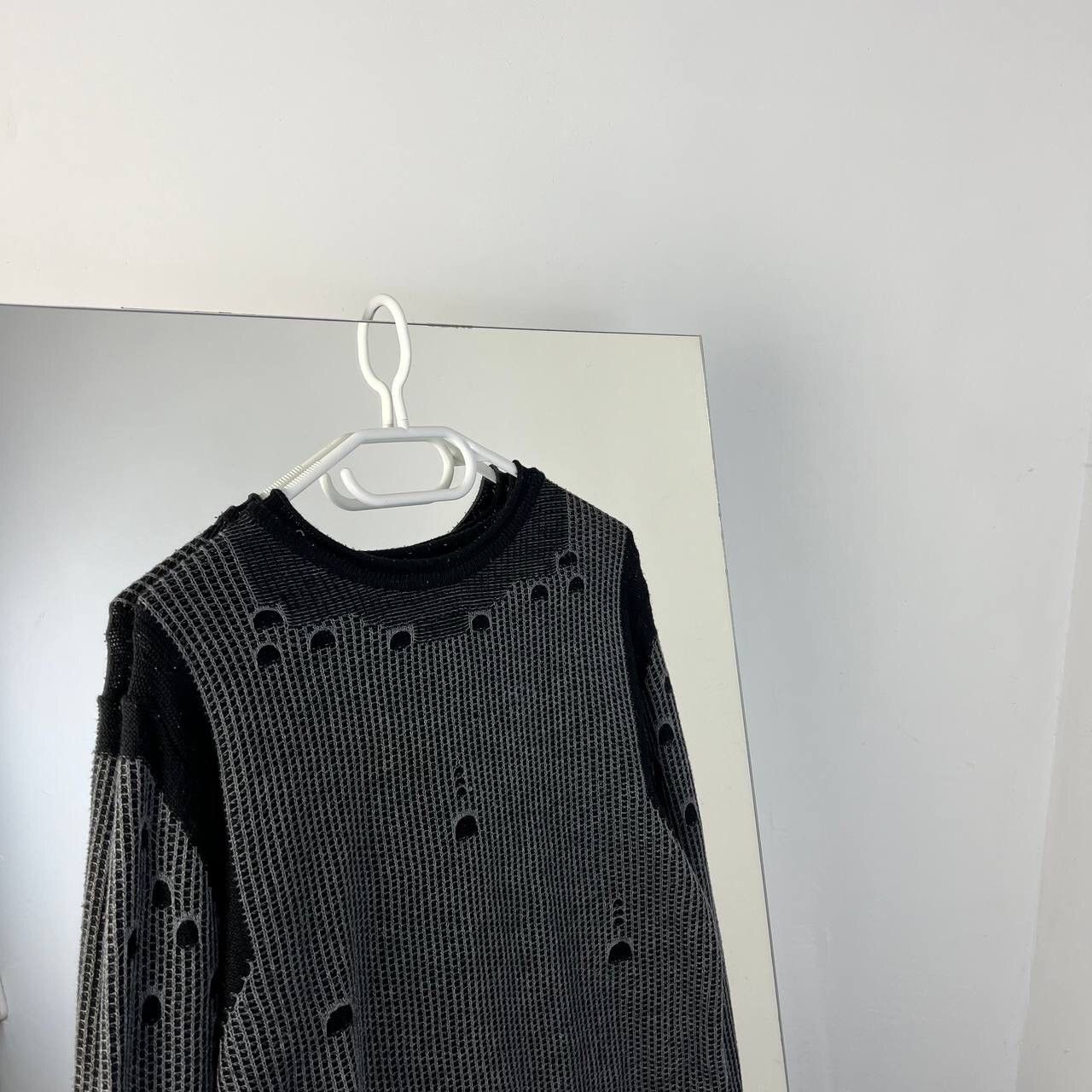 Vintage Sweatshirt Distressed Y2K Japanese Knitting Avant-Garde Size US S / EU 44-46 / 1 - 3 Thumbnail