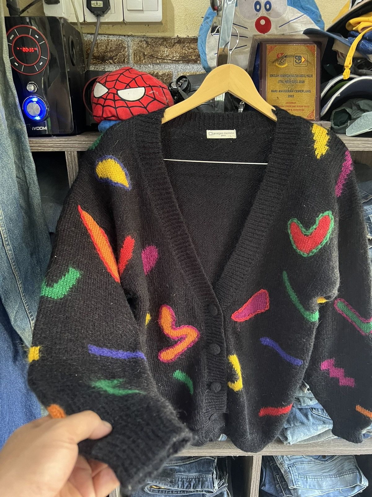 Other 🔥Georges Memmi Paris Knit Cardigan Size L / US 10 / IT 46 - 9 Thumbnail