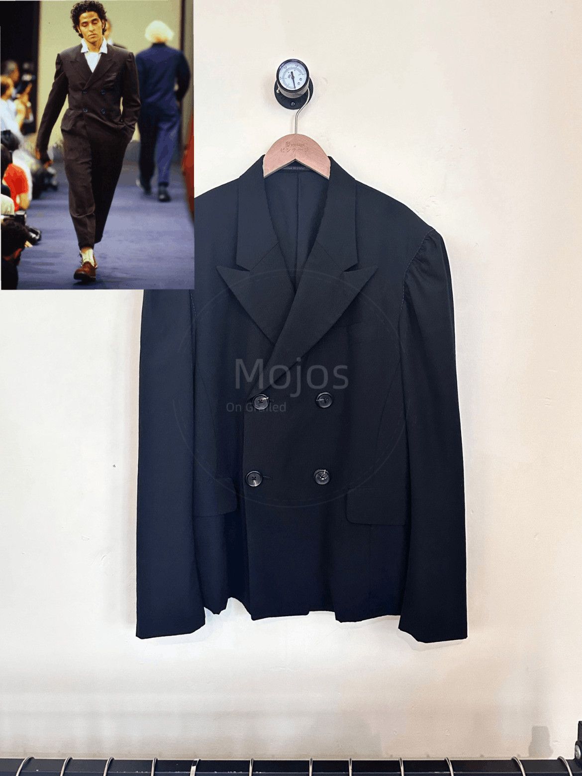 Other Yohji Yamamoto 91SS Runway 4 Buttons Jacket-2508 Size US L / EU 52-54 / 3 - 1 Thumbnail