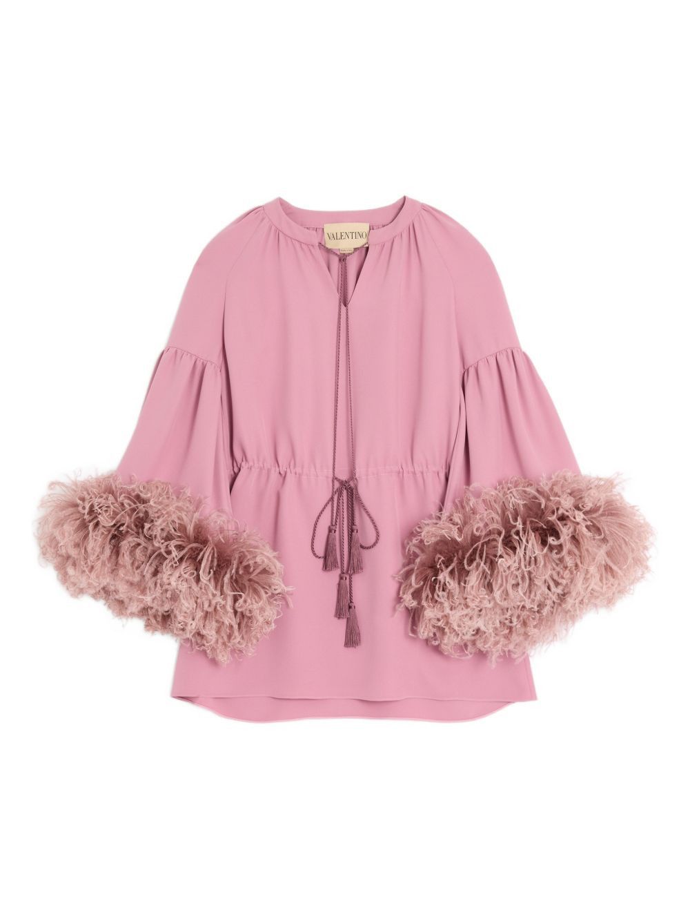 Valentino FEATHERED SILK TOP Size M / US 6-8 / IT 42-44 - 1 Thumbnail
