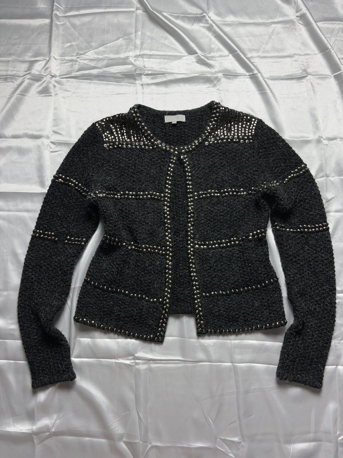 Vintage Archive vintage pullover knit cardigan chainmail Size S / US 4 / IT 40 - 2 Thumbnail
