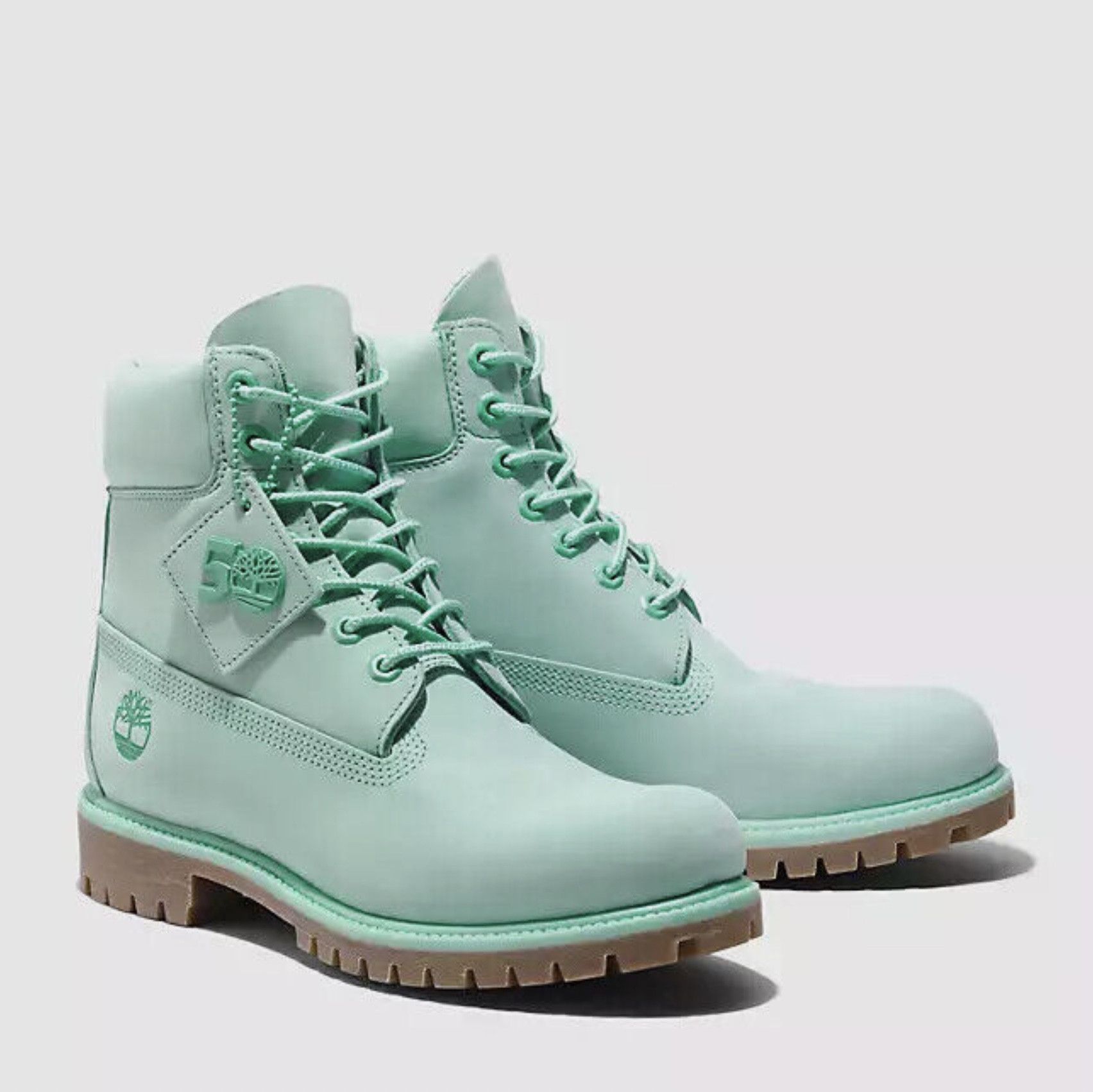 Timberland 50th Anniversary Premium 6" Boots Light Green Waterproof Size US 9.5 / EU 42-43 - 1 Thumbnail