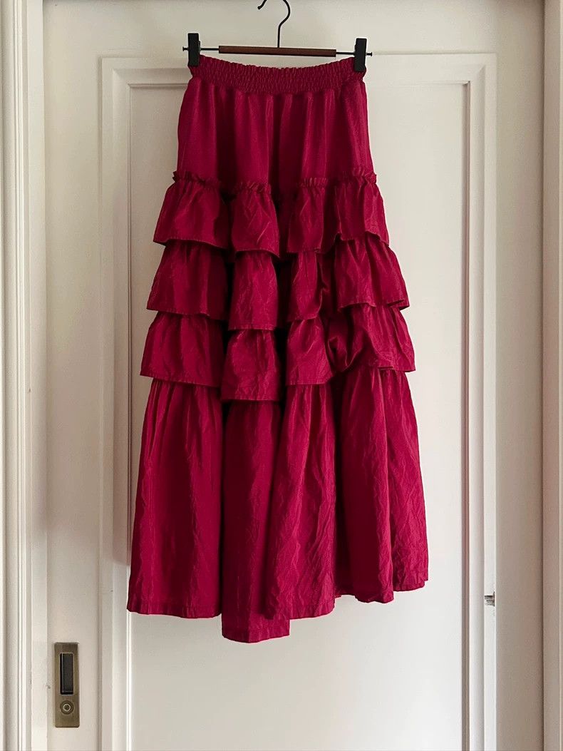 Kenzo KENZO Early silk cake skirt Size 25" / US 0 / IT 36 - 2 Thumbnail