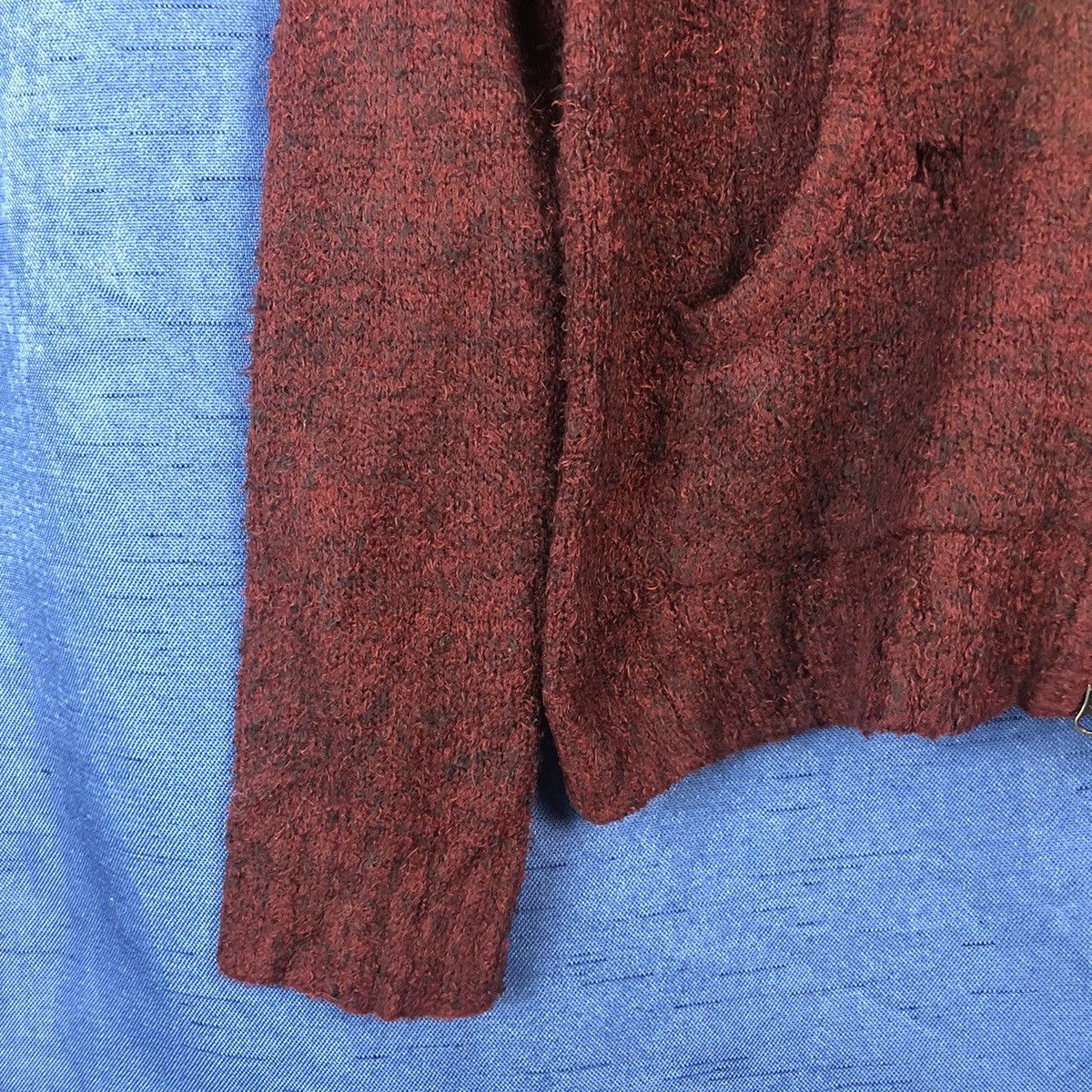 Japanese Brand × Michel Klein Michel Klein Dark Maroon Hoodie #842 Size US S / EU 44-46 / 1 - 4 Thumbnail